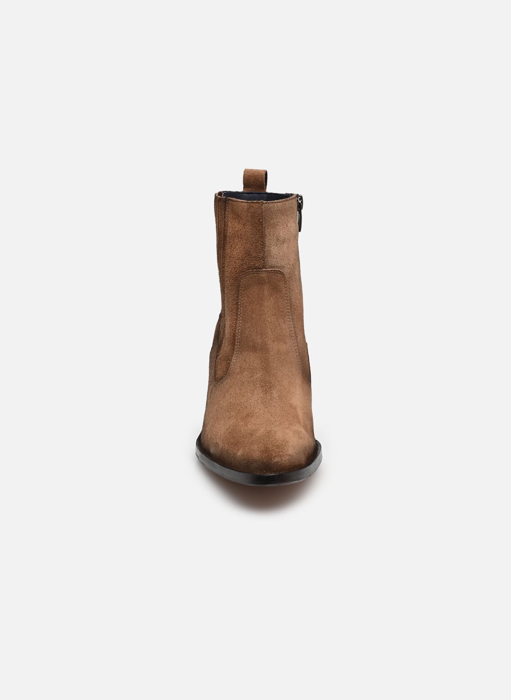Niedrige Ankle Boots ARWEN D9425 damen braun Dorking Niedrige Ankle Boots ARWEN D9425 damen braun CALF TABACO