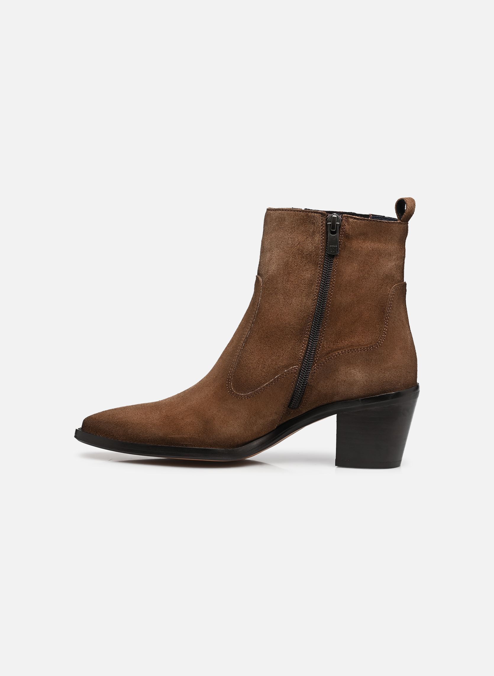 Niedrige Ankle Boots ARWEN D9425 damen braun Dorking Niedrige Ankle Boots ARWEN D9425 damen braun CALF TABACO