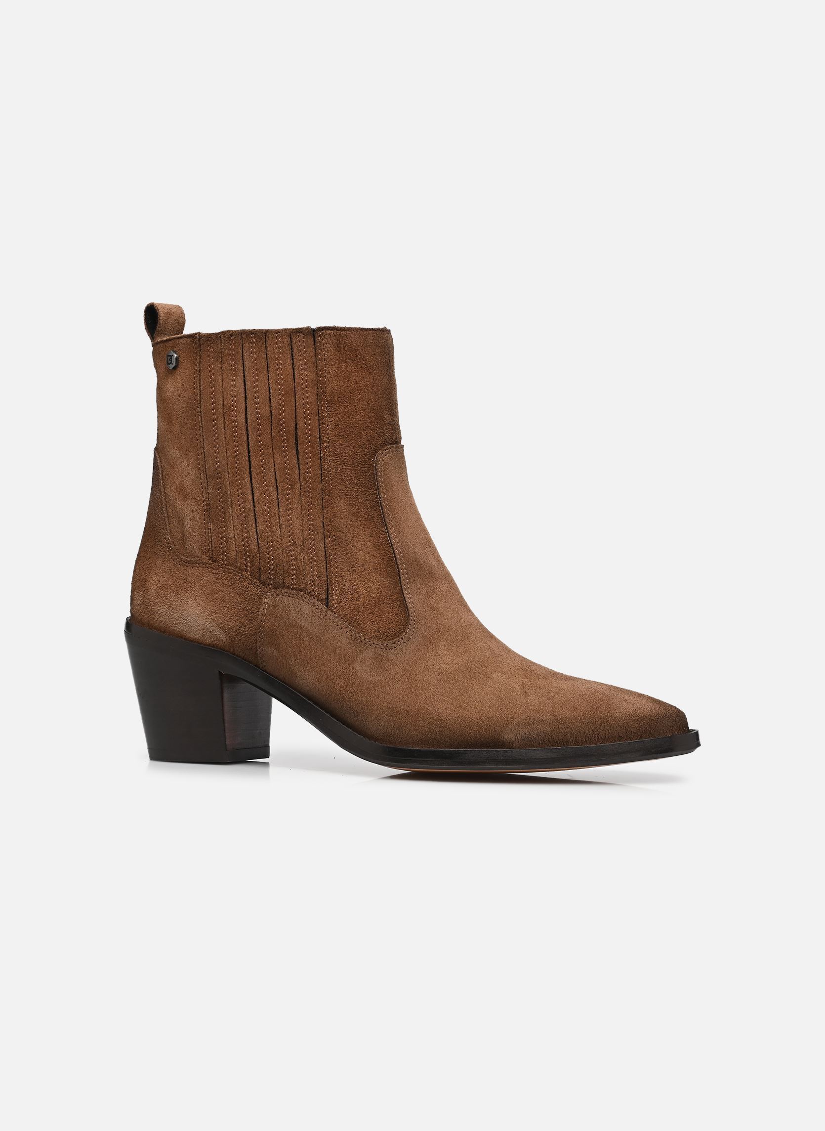 Niedrige Ankle Boots ARWEN D9425 damen braun Dorking Niedrige Ankle Boots ARWEN D9425 damen braun CALF TABACO