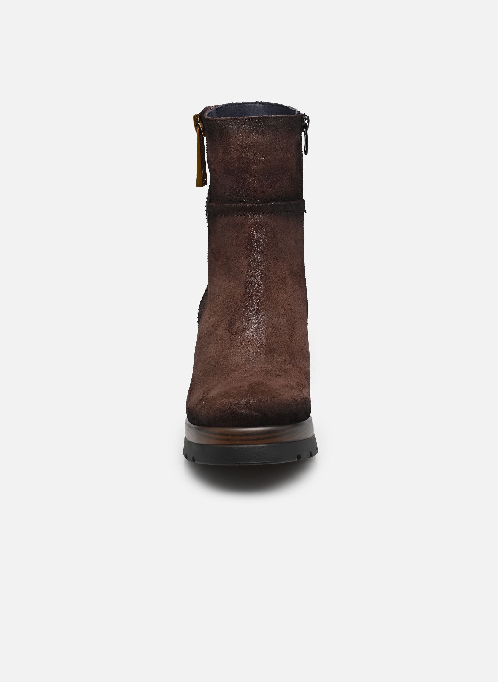 Lage enkellaarsjes SAFE D9413 dames bruin Dorking Lage enkellaarsjes SAFE D9413 dames bruin LUMIX MARRON