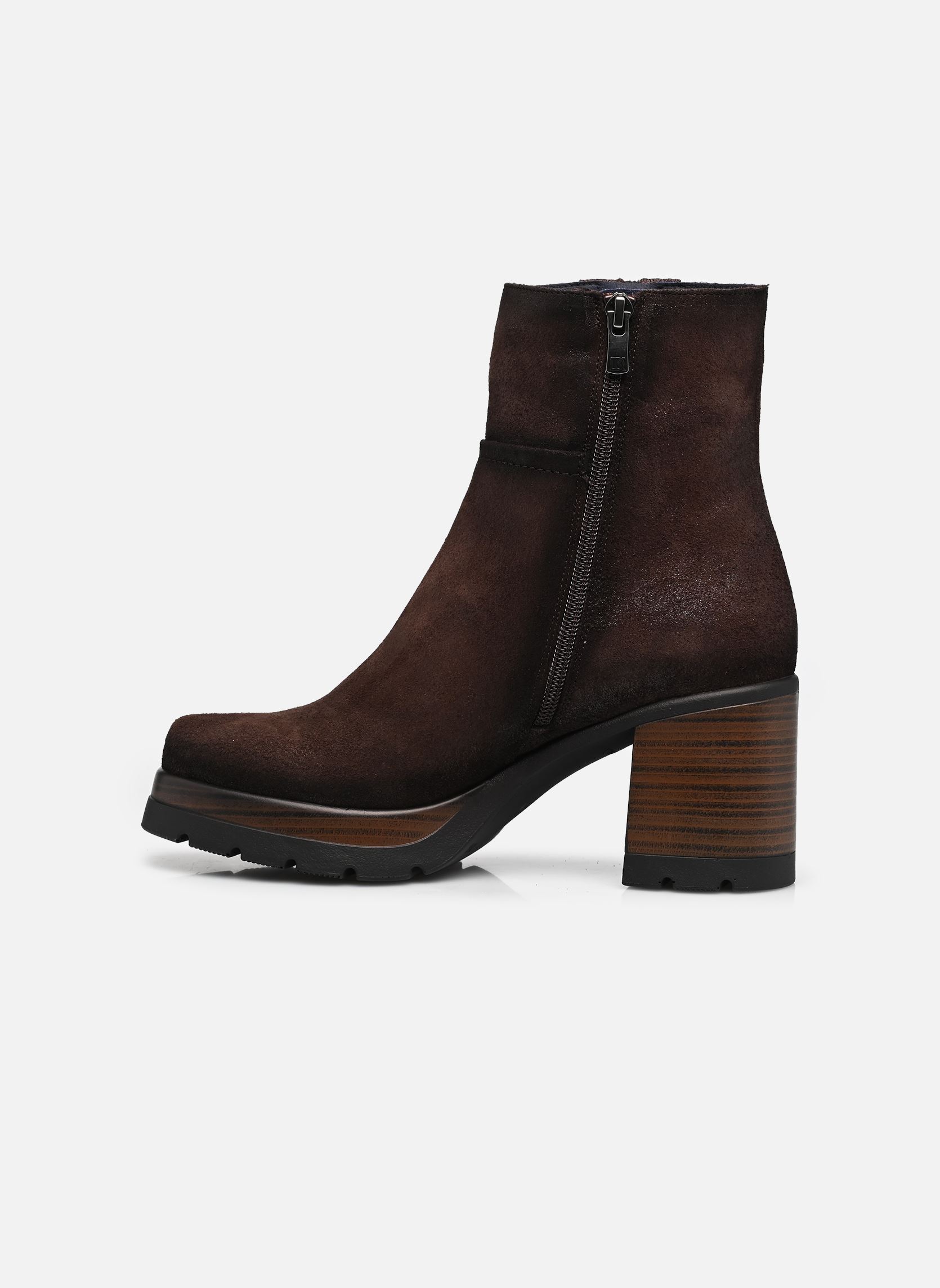 Lage enkellaarsjes SAFE D9413 dames bruin Dorking Lage enkellaarsjes SAFE D9413 dames bruin LUMIX MARRON
