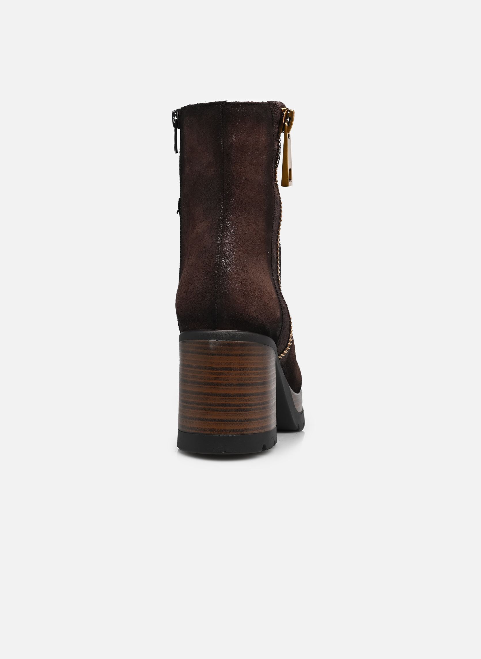 Lage enkellaarsjes SAFE D9413 dames bruin Dorking Lage enkellaarsjes SAFE D9413 dames bruin LUMIX MARRON