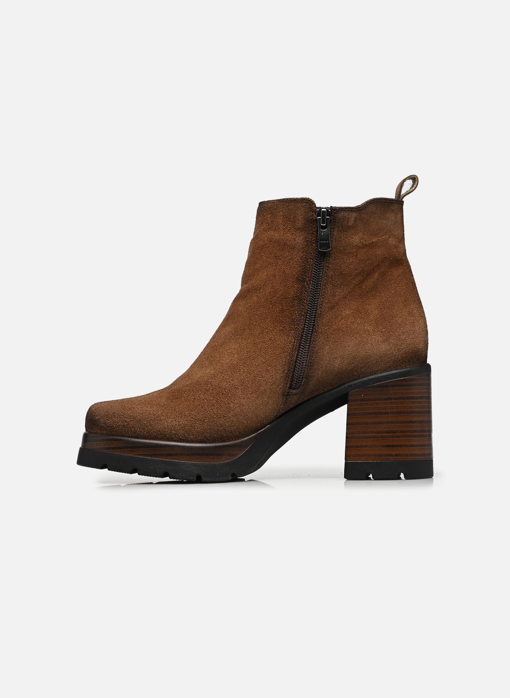 Bottines basses SAFE D9414 femme marron Dorking Bottines basses SAFE D9414 femme marron CALF TABACO