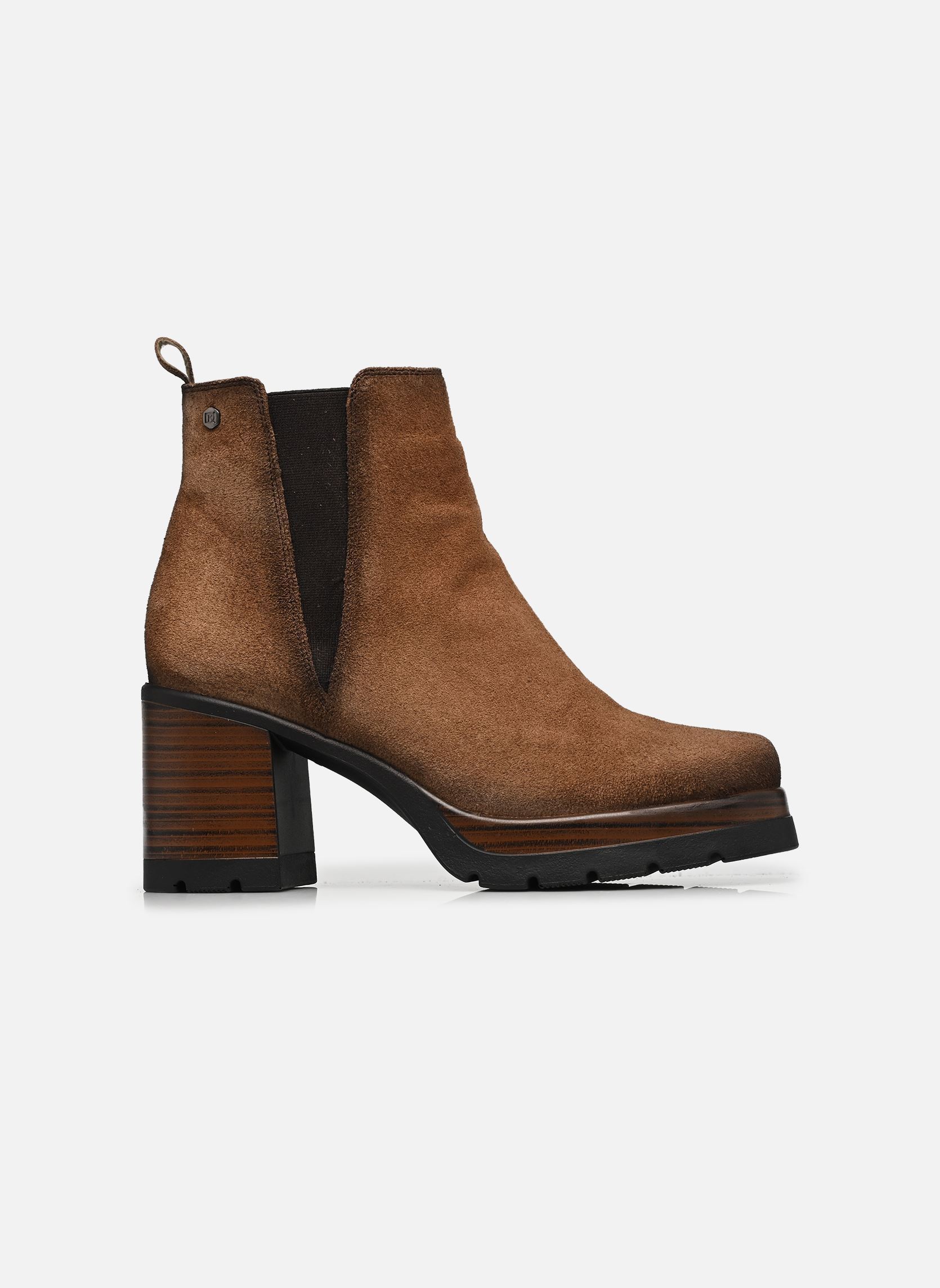 Bottines basses SAFE D9414 femme marron Dorking Bottines basses SAFE D9414 femme marron CALF TABACO