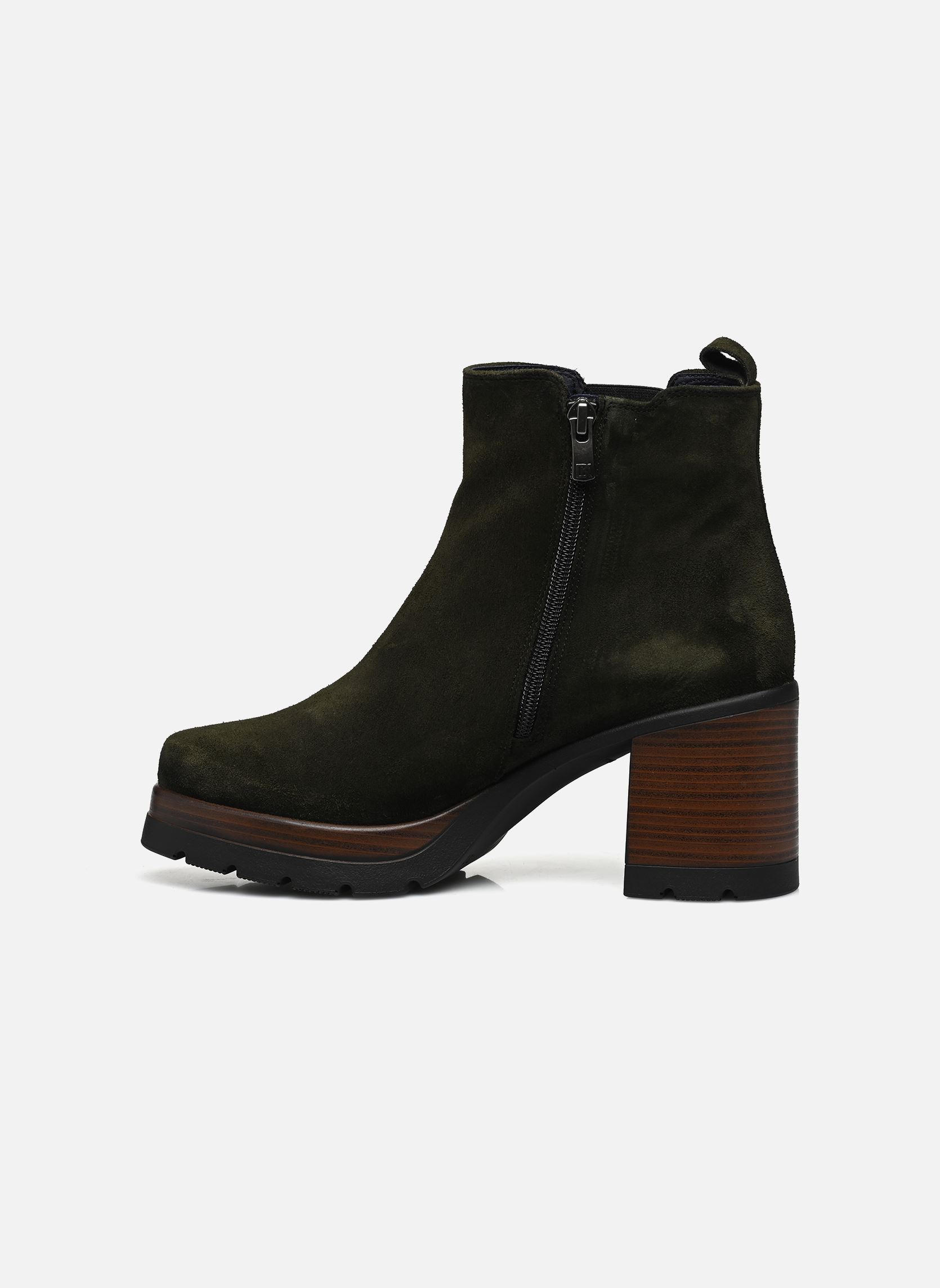 Bottines et boots SAFE D9414 femme vert Dorking Bottines et boots SAFE D9414 femme vert CALF BOSQUE