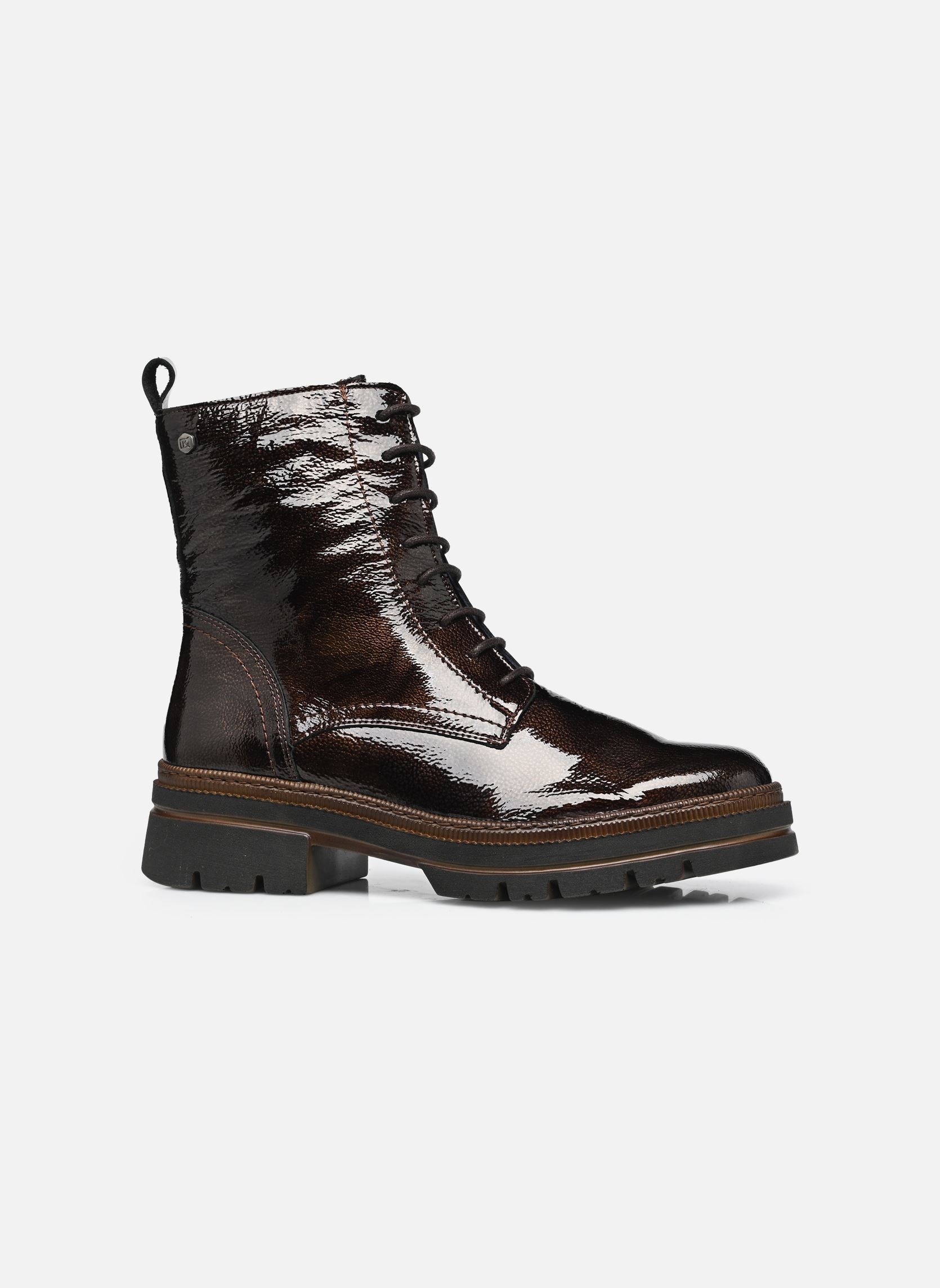 Bottines à lacets COSMO D9389 femme or et bronze Dorking Bottines à lacets COSMO D9389 femme or et bronze GLOW BRONCE