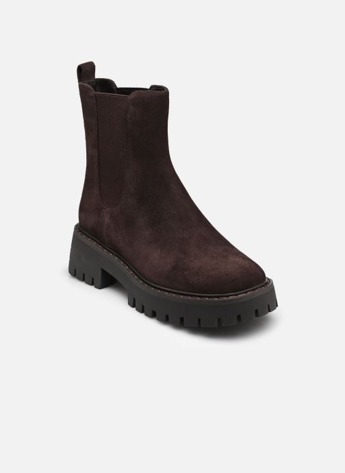 Michael Michael Kors Bottines basses ASHER FLAT BOOTIE femme marron