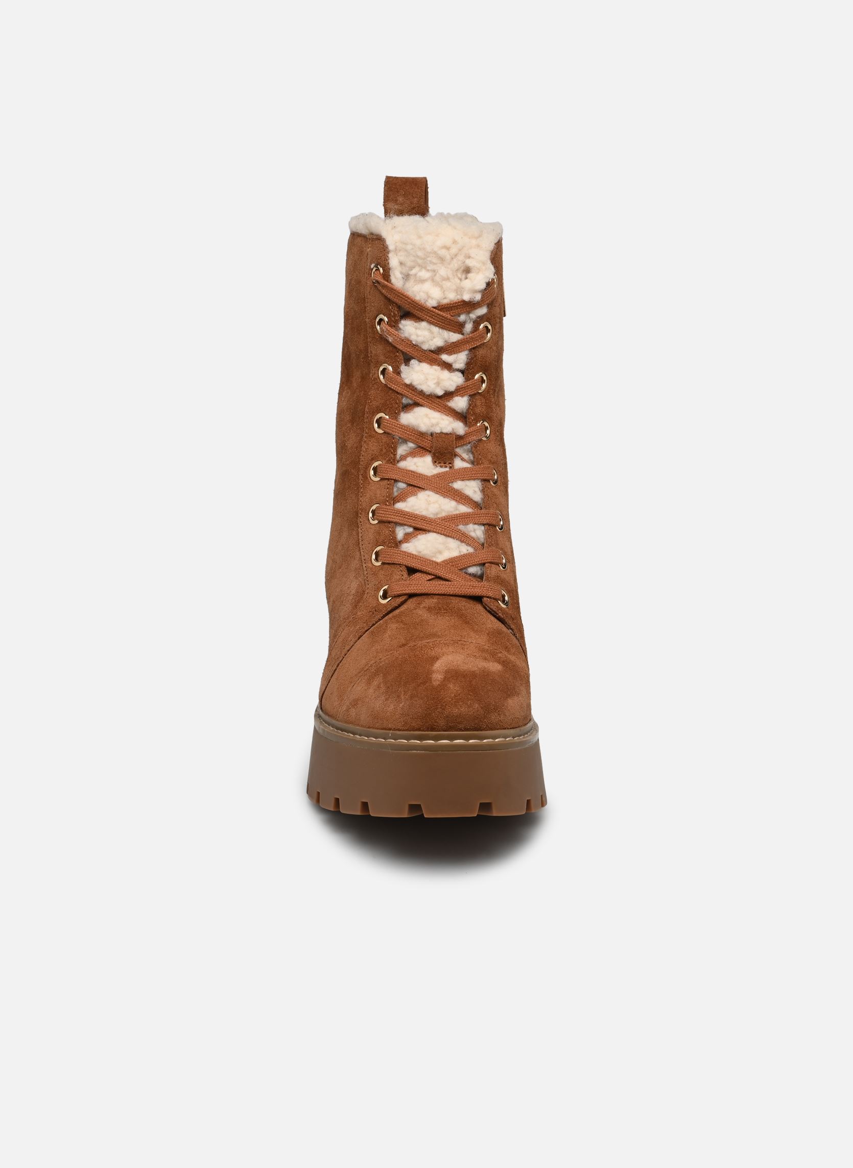 Botines con cordones BLAKE BOOTIE mujer marrón Michael Michael Kors Botines con cordones BLAKE BOOTIE mujer marrón LUGGAGE