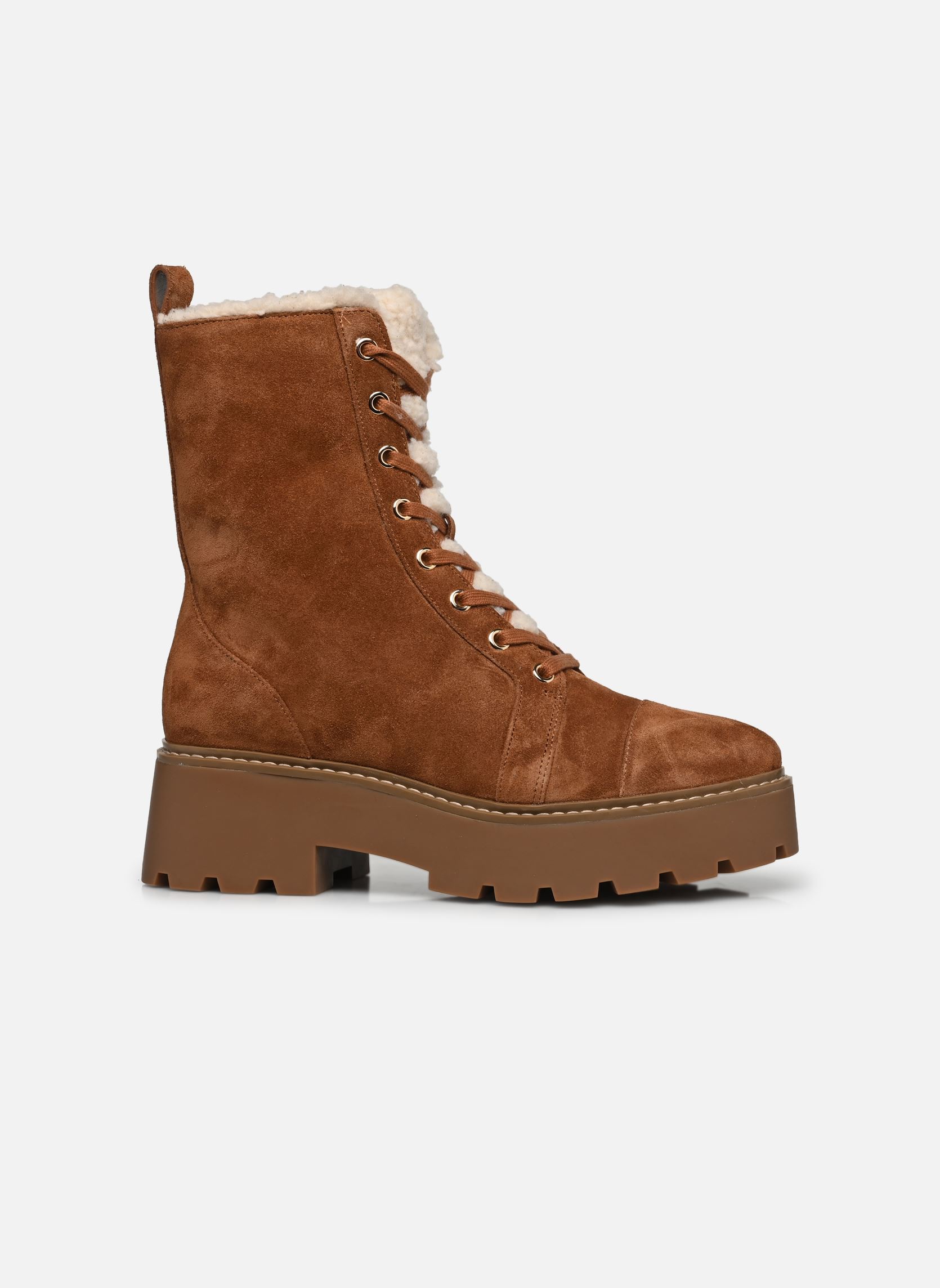 Botines con cordones BLAKE BOOTIE mujer marrón Michael Michael Kors Botines con cordones BLAKE BOOTIE mujer marrón LUGGAGE
