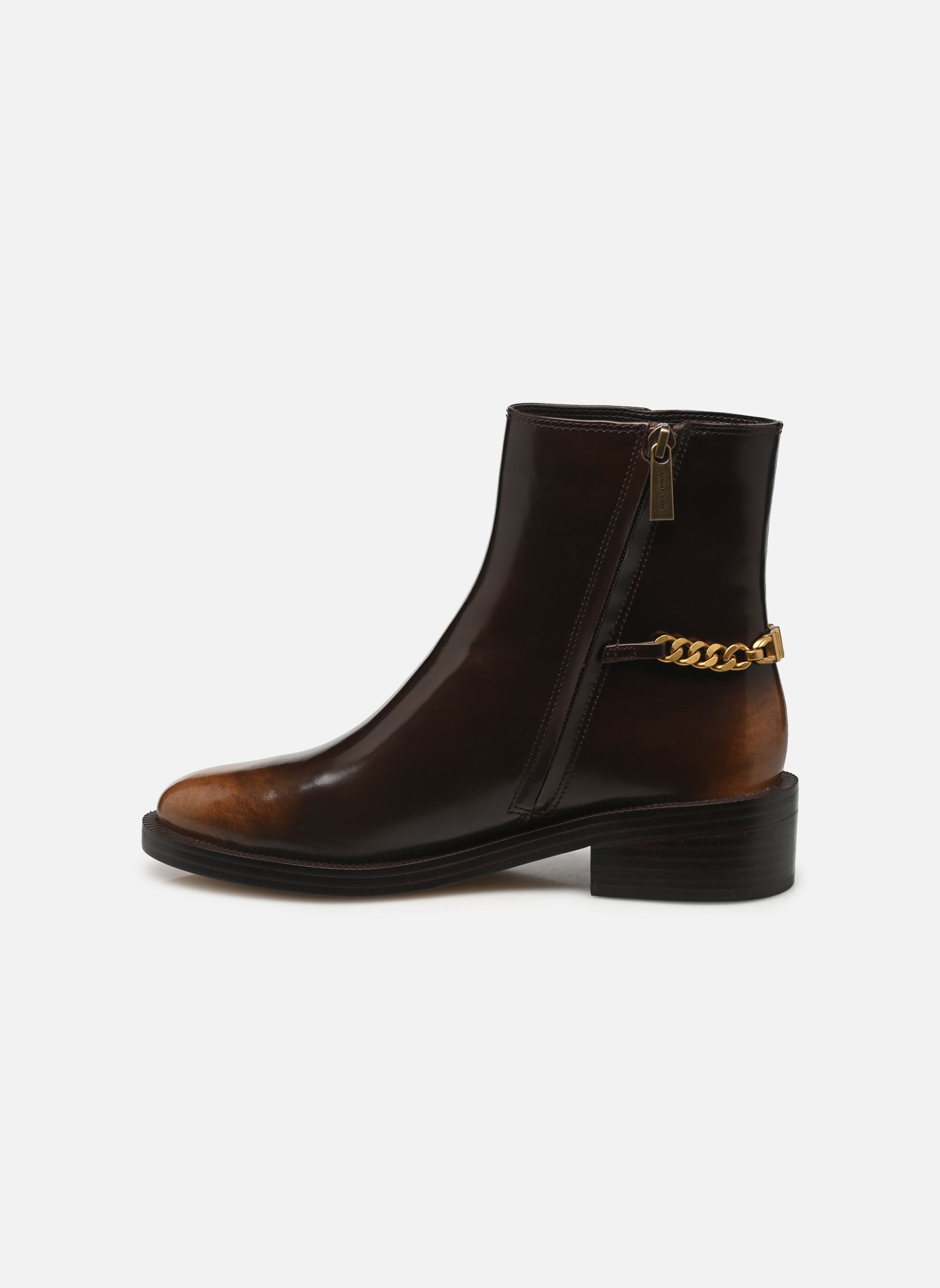 Enkellaarzen en boots CARLISLE FLAT BOOTIE dames bruin Michael Michael Kors Enkellaarzen en boots CARLISLE FLAT BOOTIE dames bruin Luggage