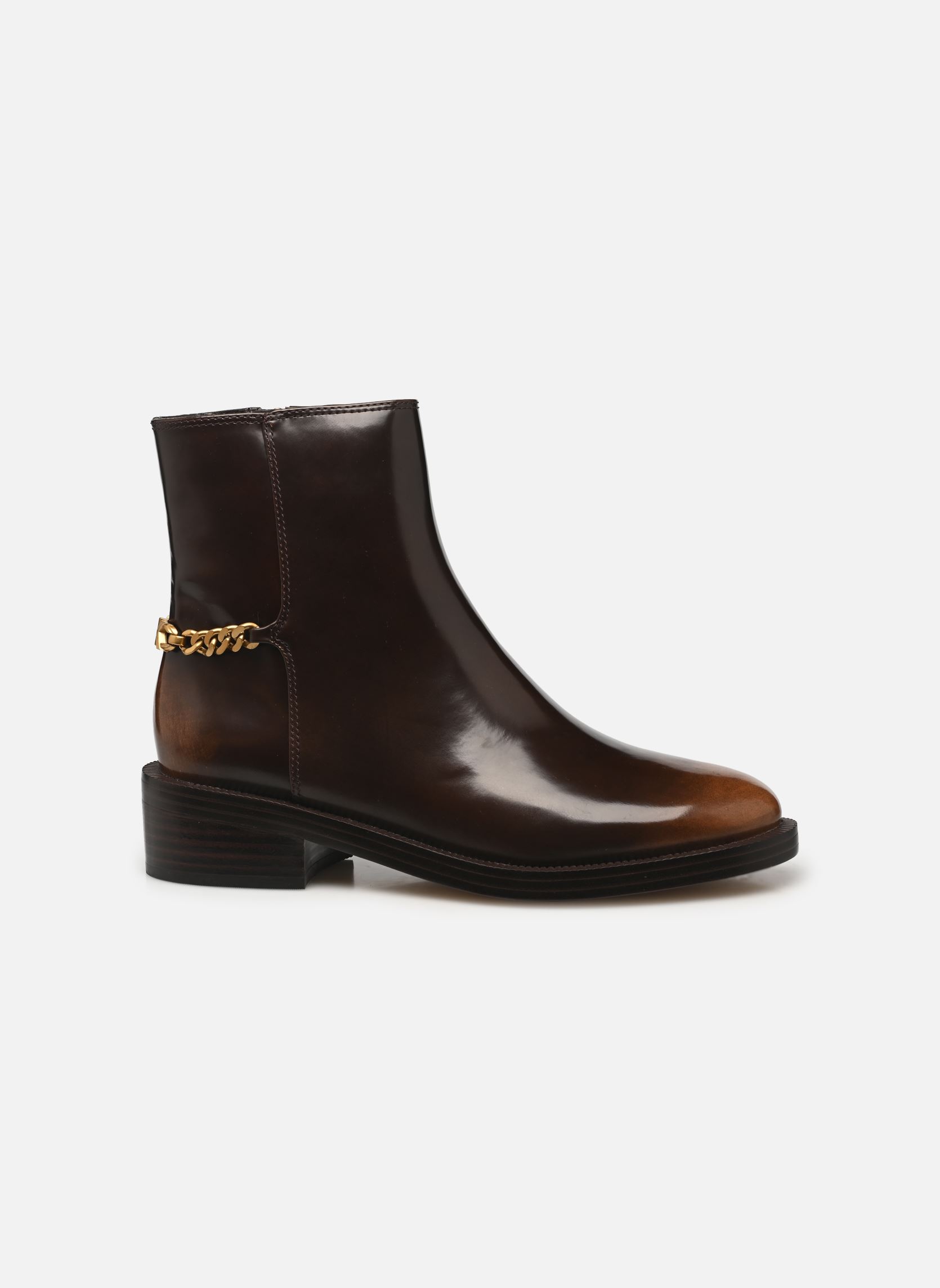 Enkellaarzen en boots CARLISLE FLAT BOOTIE dames bruin Michael Michael Kors Enkellaarzen en boots CARLISLE FLAT BOOTIE dames bruin Luggage