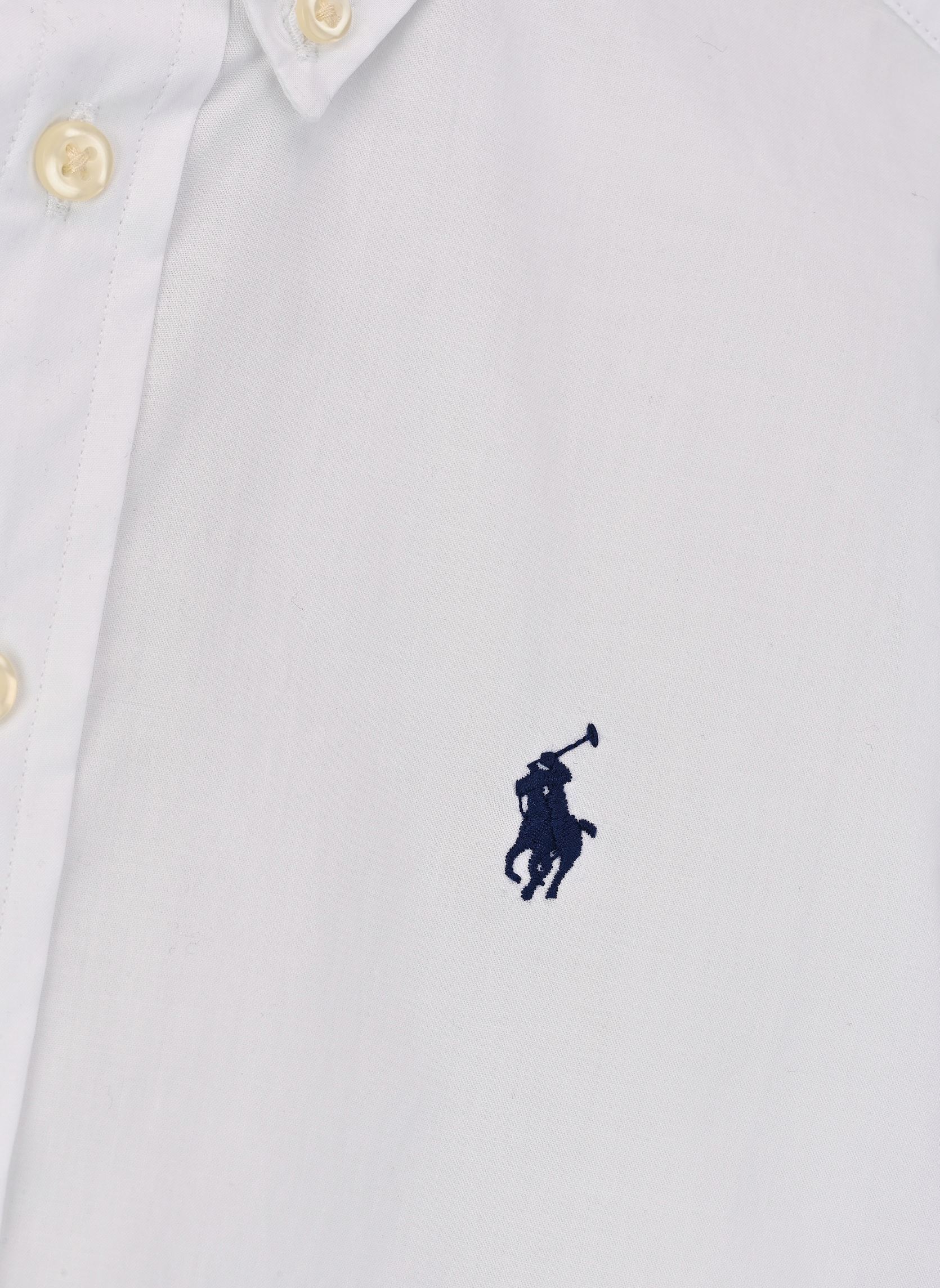 Chemises manches longues Chemise En Popeline De Coton 323952199 garçon blanc Polo Ralph Lauren Chemises manches longues Chemise En Popeline De Coton 323952199 garçon blanc WHITE