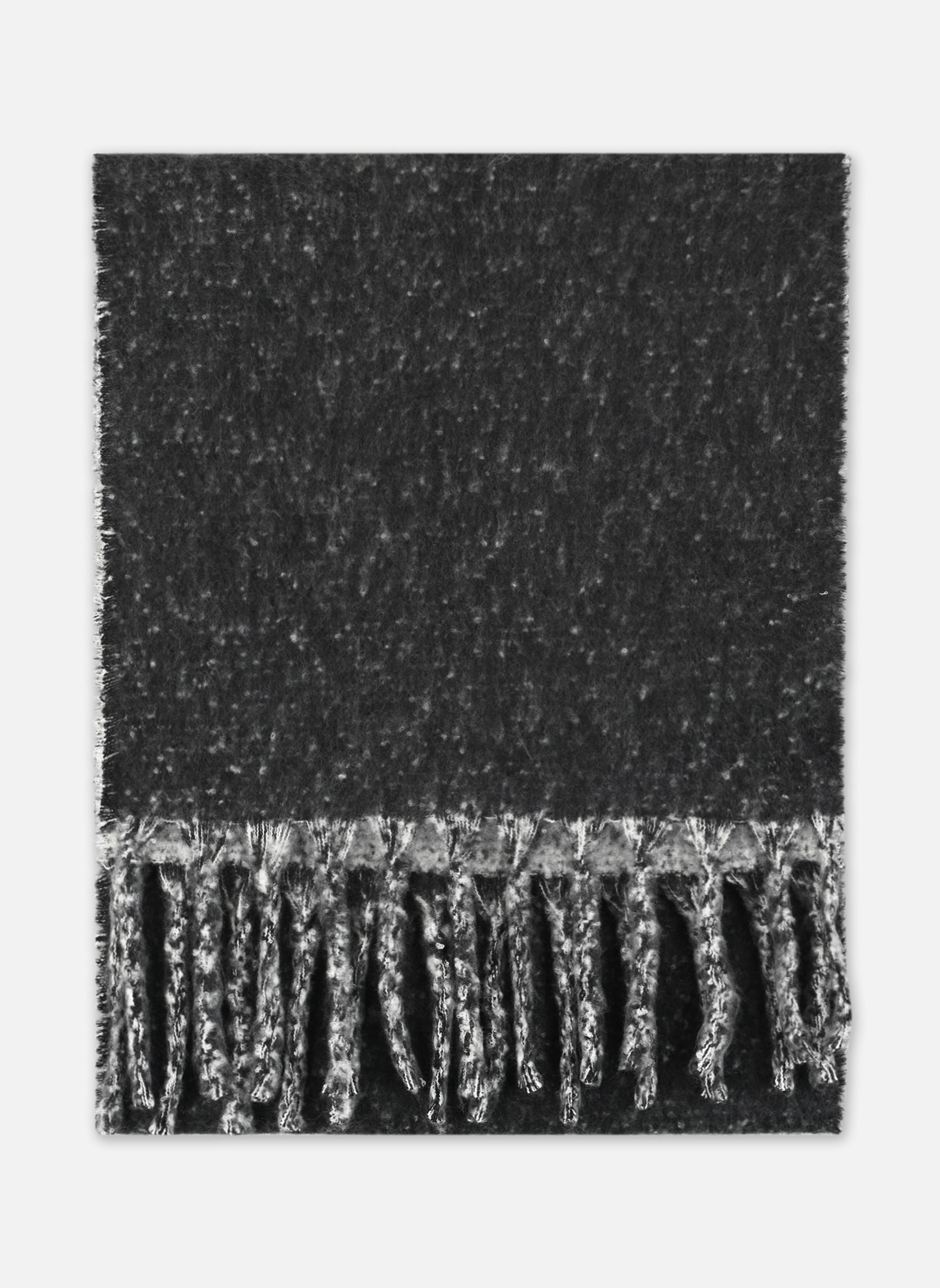 Schals Young Ladies Knitted Scarf damen schwarz Lili Sidonio Schals Young Ladies Knitted Scarf damen schwarz BLACK/WHITE