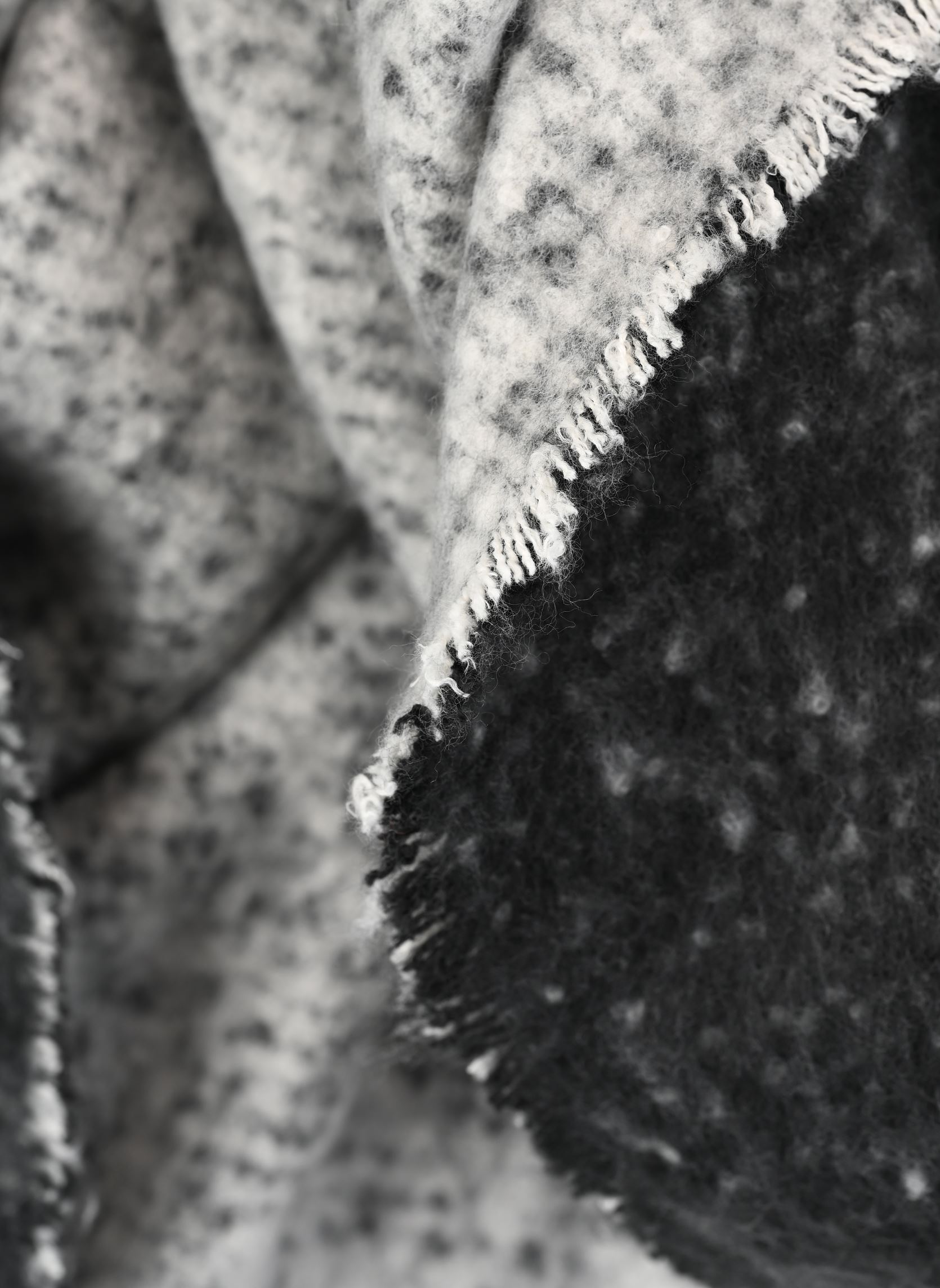 Schals Young Ladies Knitted Scarf damen schwarz Lili Sidonio Schals Young Ladies Knitted Scarf damen schwarz BLACK/WHITE