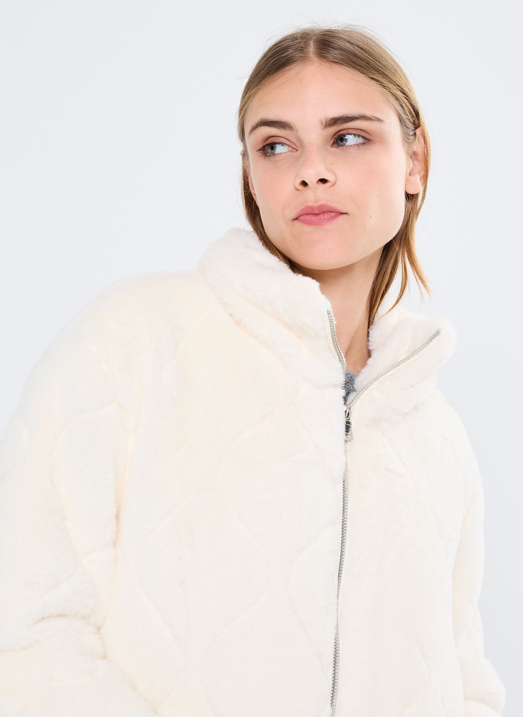 Mäntel Young Ladies Woven Coat HAL42CH damen weiß Lili Sidonio Mäntel Young Ladies Woven Coat HAL42CH damen weiß OFFWHITE
