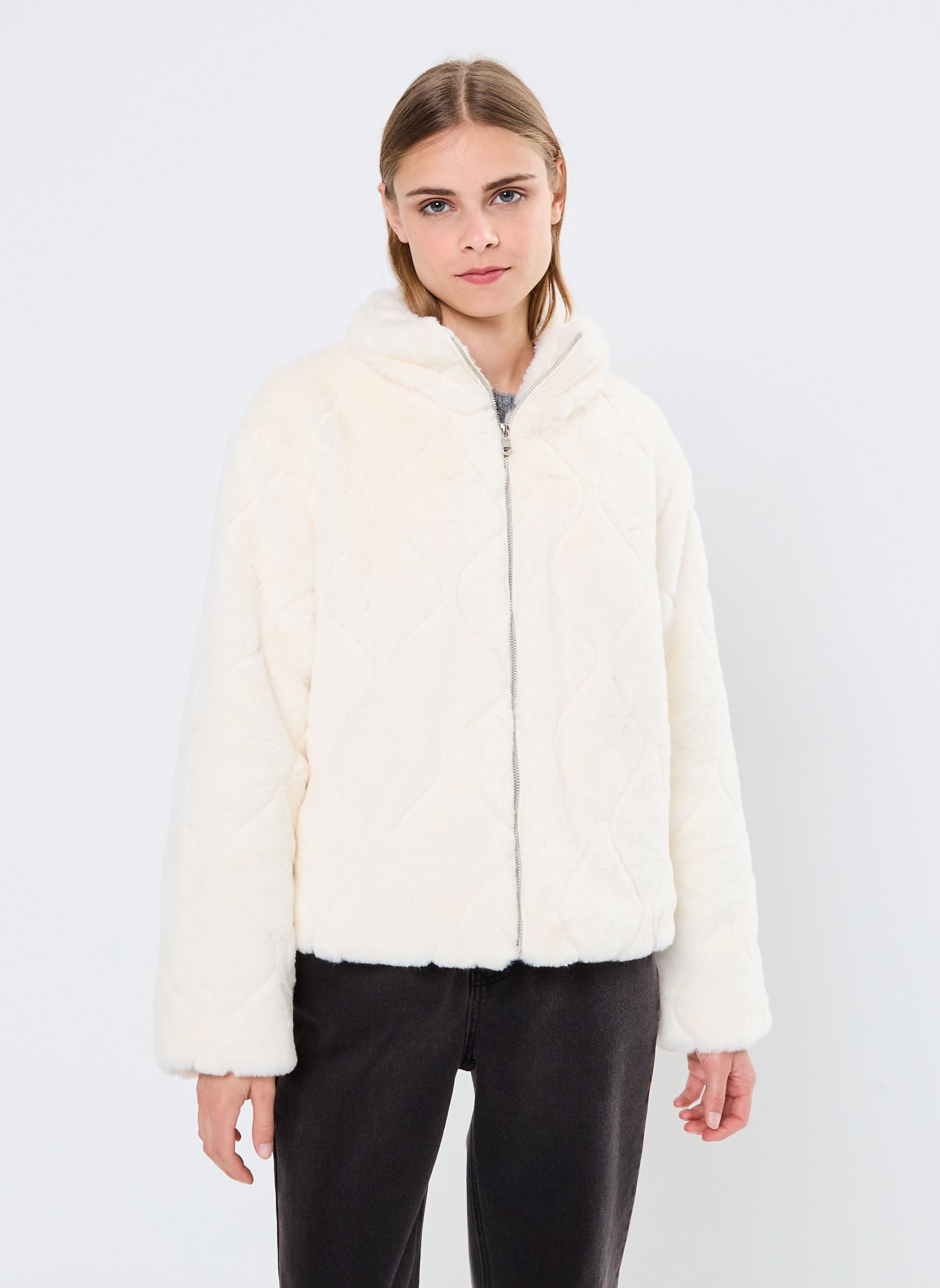 Mäntel Young Ladies Woven Coat HAL42CH damen weiß Lili Sidonio Mäntel Young Ladies Woven Coat HAL42CH damen weiß OFFWHITE