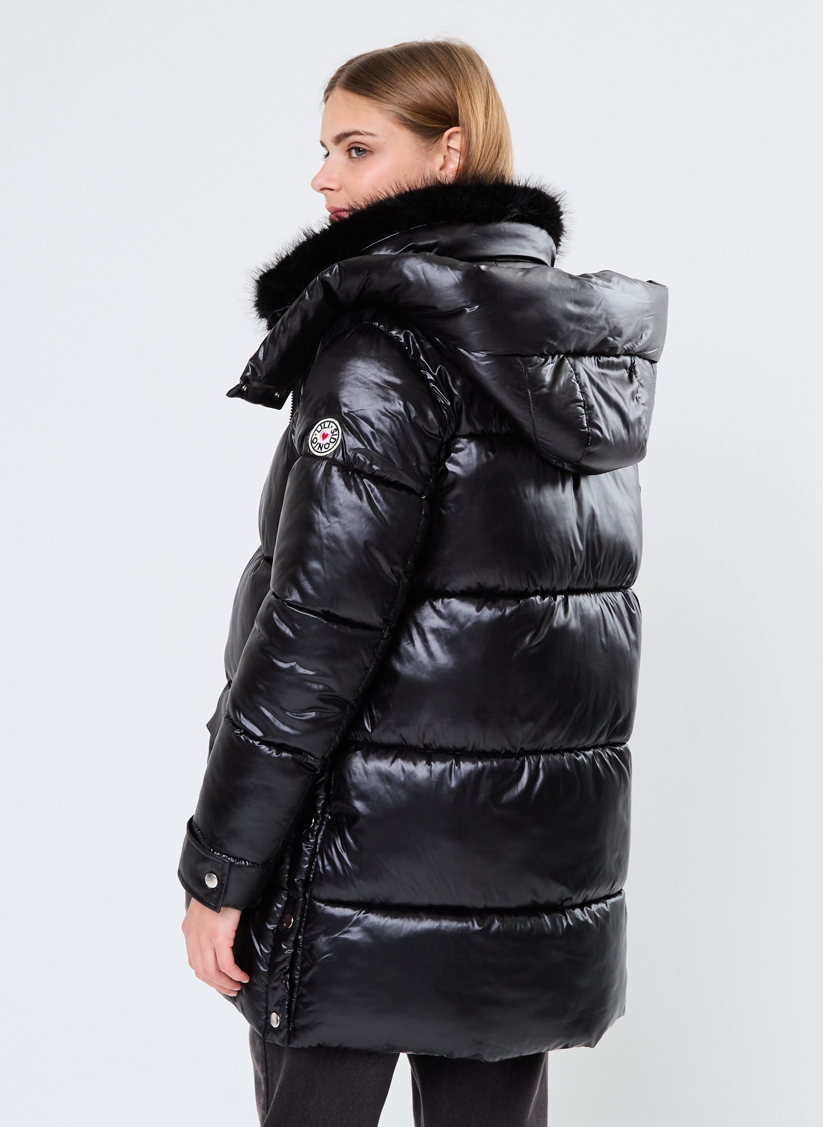 Daunenjacken Young Ladies Woven Padded Jacket damen schwarz Lili Sidonio Daunenjacken Young Ladies Woven Padded Jacket damen schwarz BLACK
