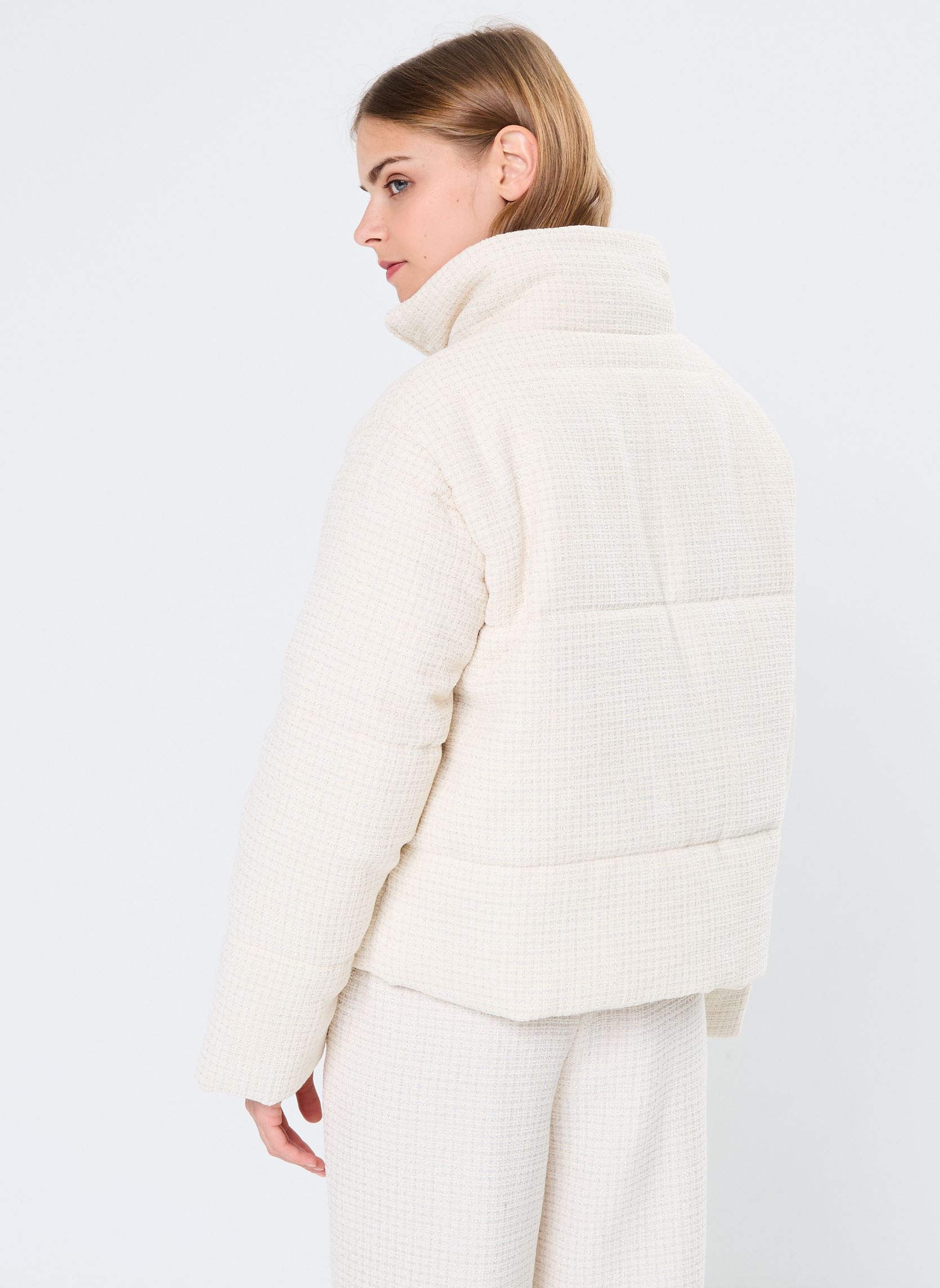 Doudounes Young Ladies Woven Padded Jacket femme blanc Lili Sidonio Doudounes Young Ladies Woven Padded Jacket femme blanc OFFWHITE