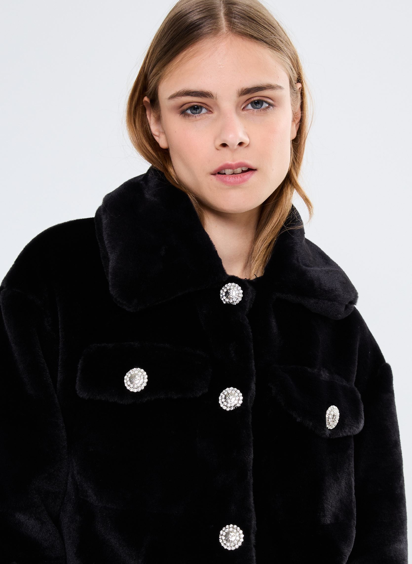 Bontjassen Young Ladies Woven Jacket HAL51CH dames zwart Lili Sidonio Bontjassen Young Ladies Woven Jacket HAL51CH dames zwart BLACK