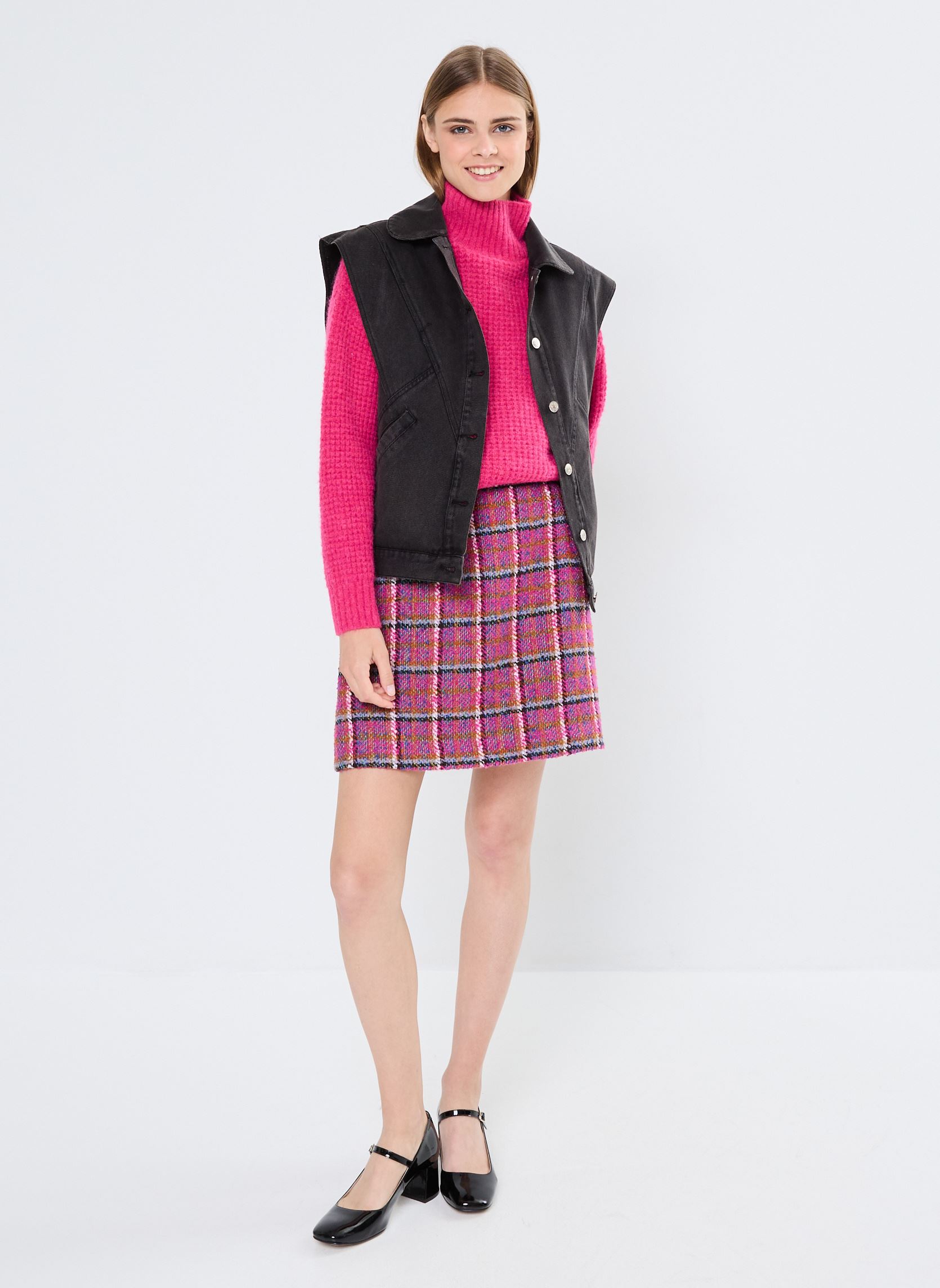 Vestes sans manches Young Ladies Woven Sleeveless Jacket HAL femme noir Lili Sidonio Vestes sans manches Young Ladies Woven Sleeveless Jacket HAL femme noir BLACK