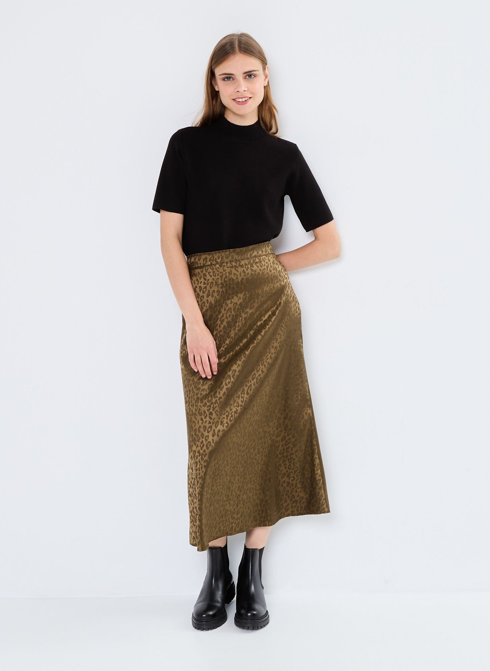 Korte rokken Young Ladies Woven Skirt dames goud en brons Lili Sidonio Korte rokken Young Ladies Woven Skirt dames goud en brons BRONZE
