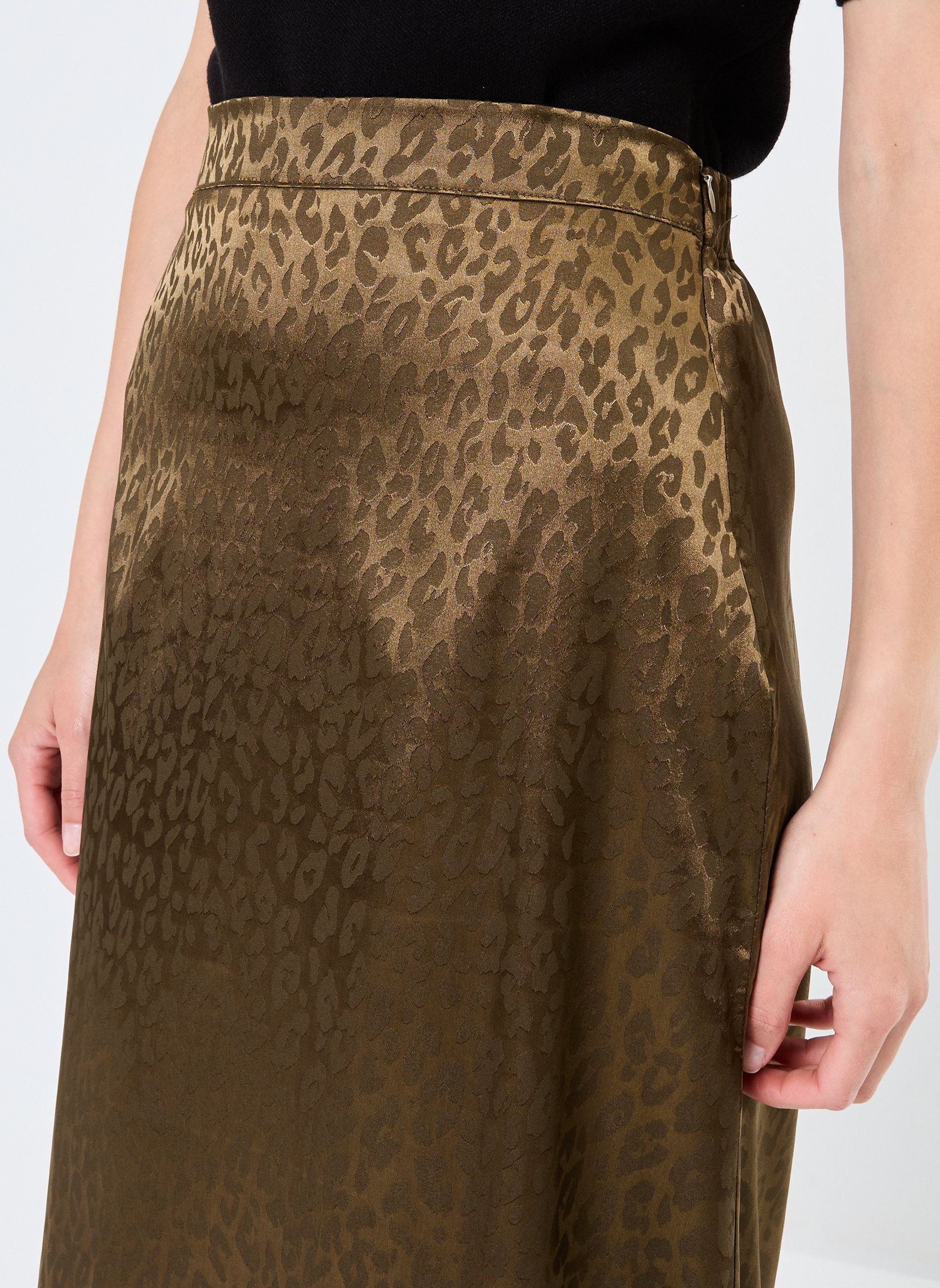 Korte rokken Young Ladies Woven Skirt dames goud en brons Lili Sidonio Korte rokken Young Ladies Woven Skirt dames goud en brons BRONZE