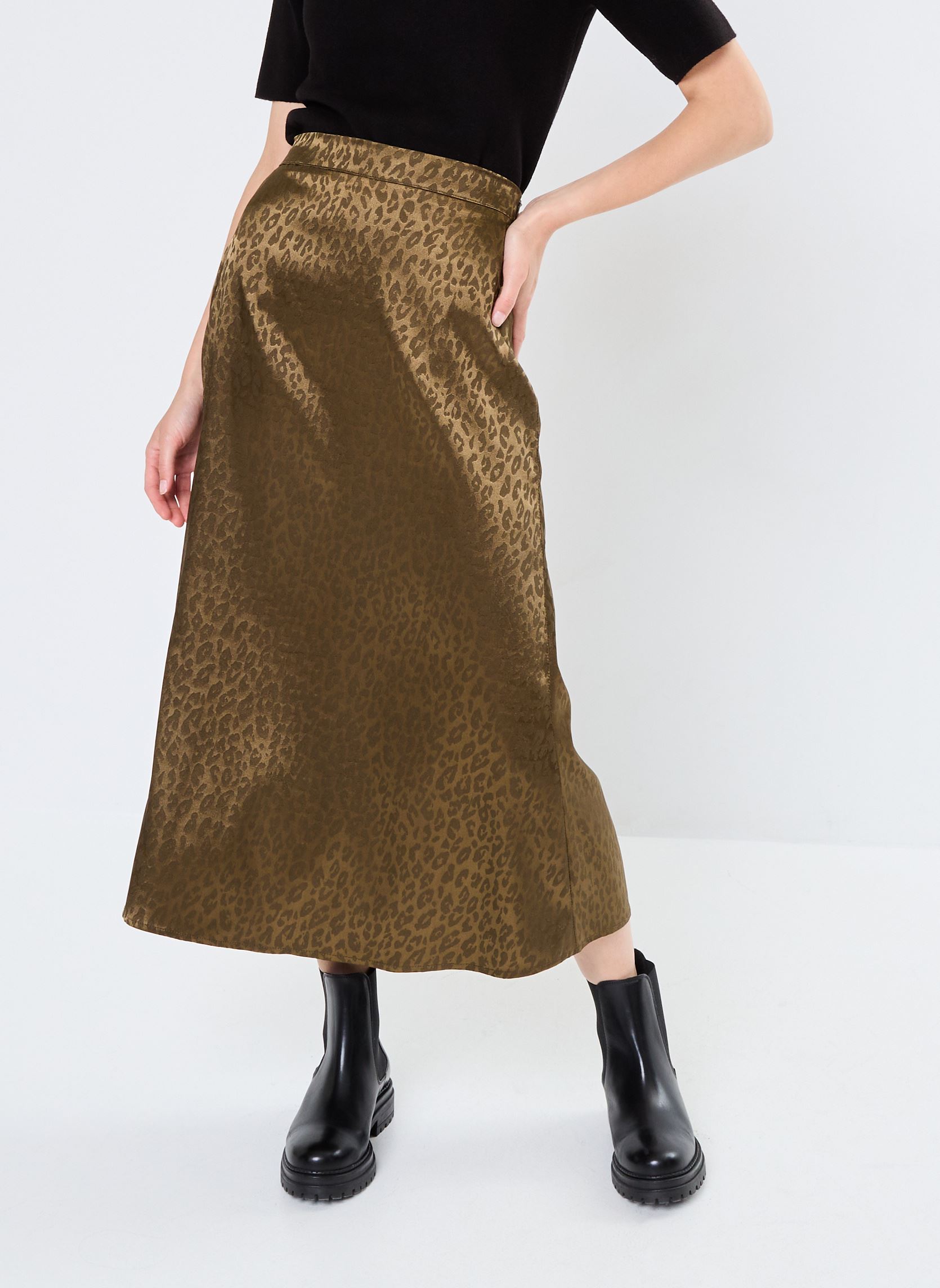 Korte rokken Young Ladies Woven Skirt dames goud en brons Lili Sidonio Korte rokken Young Ladies Woven Skirt dames goud en brons BRONZE