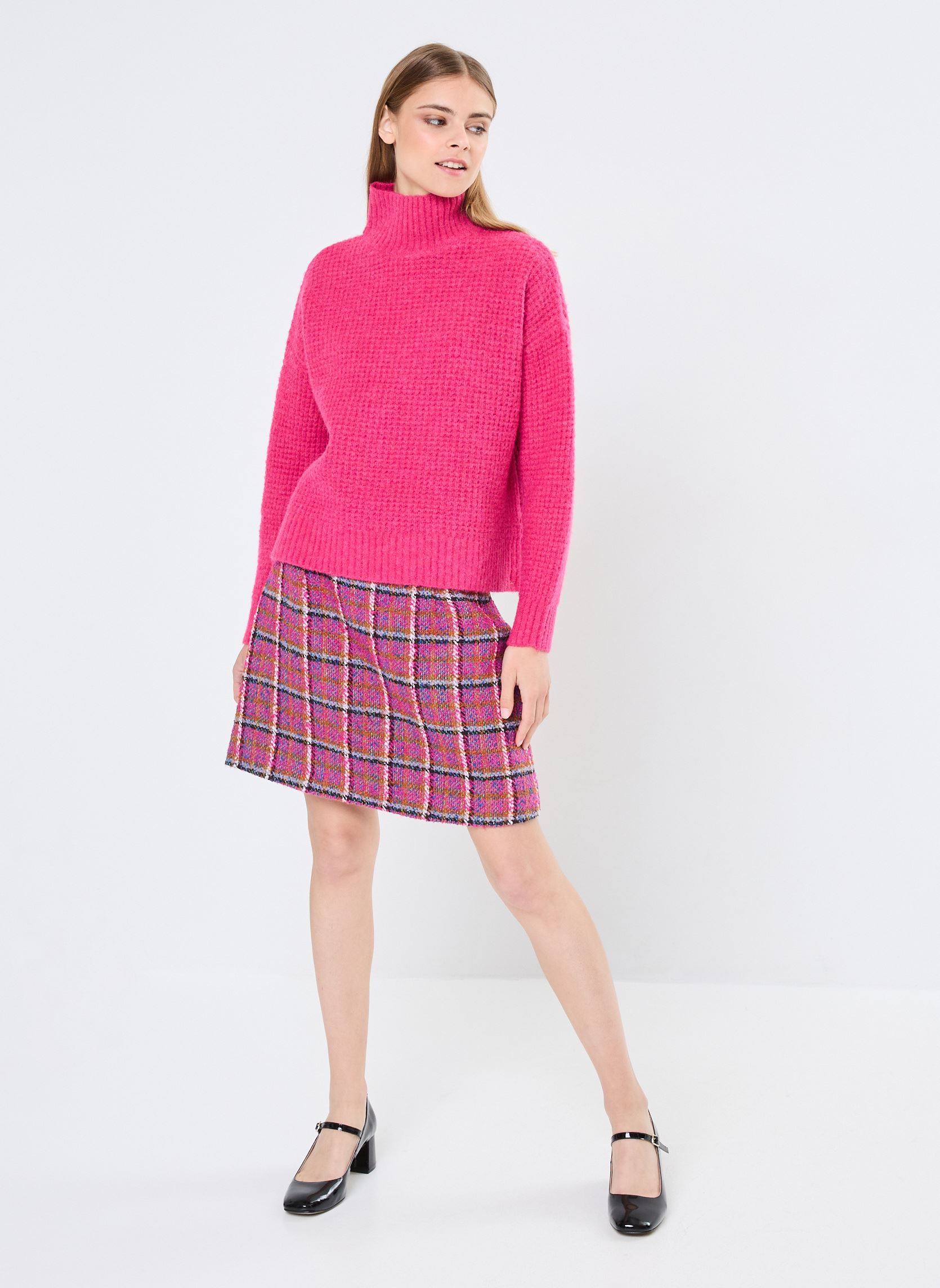 Faldas cortas Young Ladies Woven Skirt mujer rosa Lili Sidonio Faldas cortas Young Ladies Woven Skirt mujer rosa FUSHIA