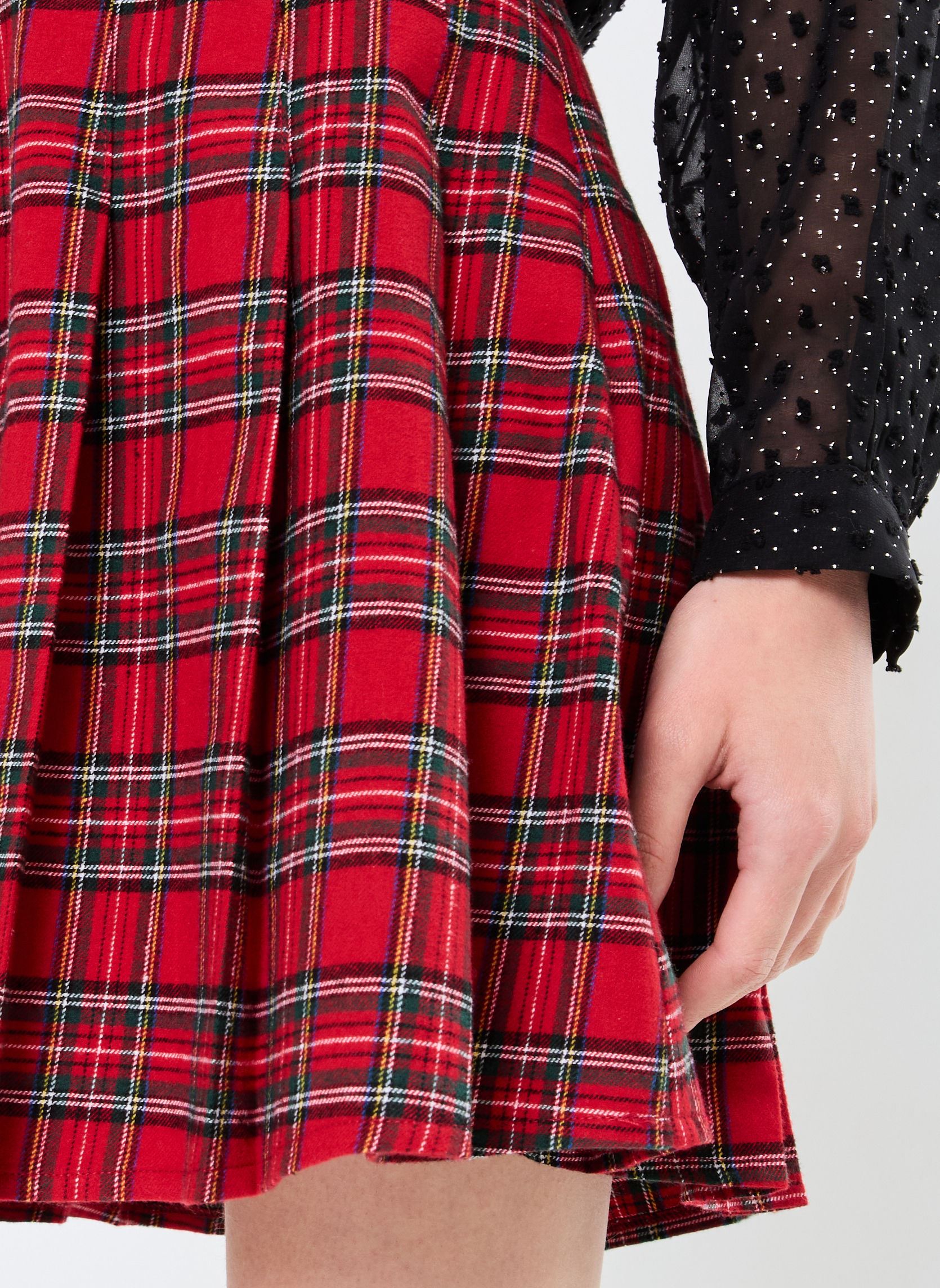 Jupes courtes Young Ladies Woven Skirt femme rouge Lili Sidonio Jupes courtes Young Ladies Woven Skirt femme rouge RED
