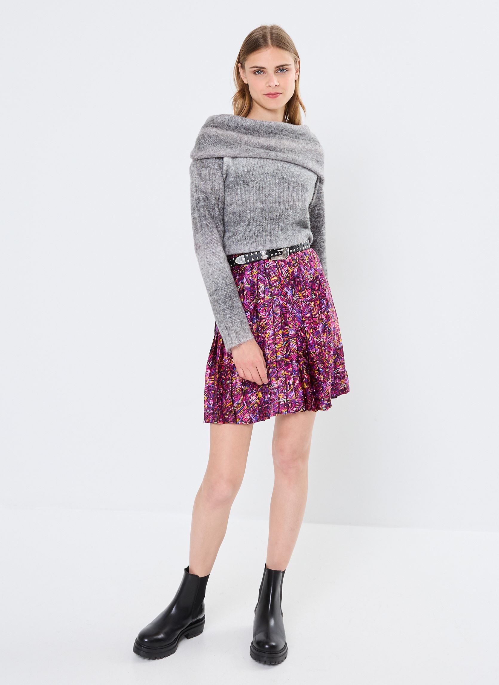 Jupes courtes Young Ladies Woven Skirt femme multicolore Lili Sidonio Jupes courtes Young Ladies Woven Skirt femme multicolore BLACK JOHNNY