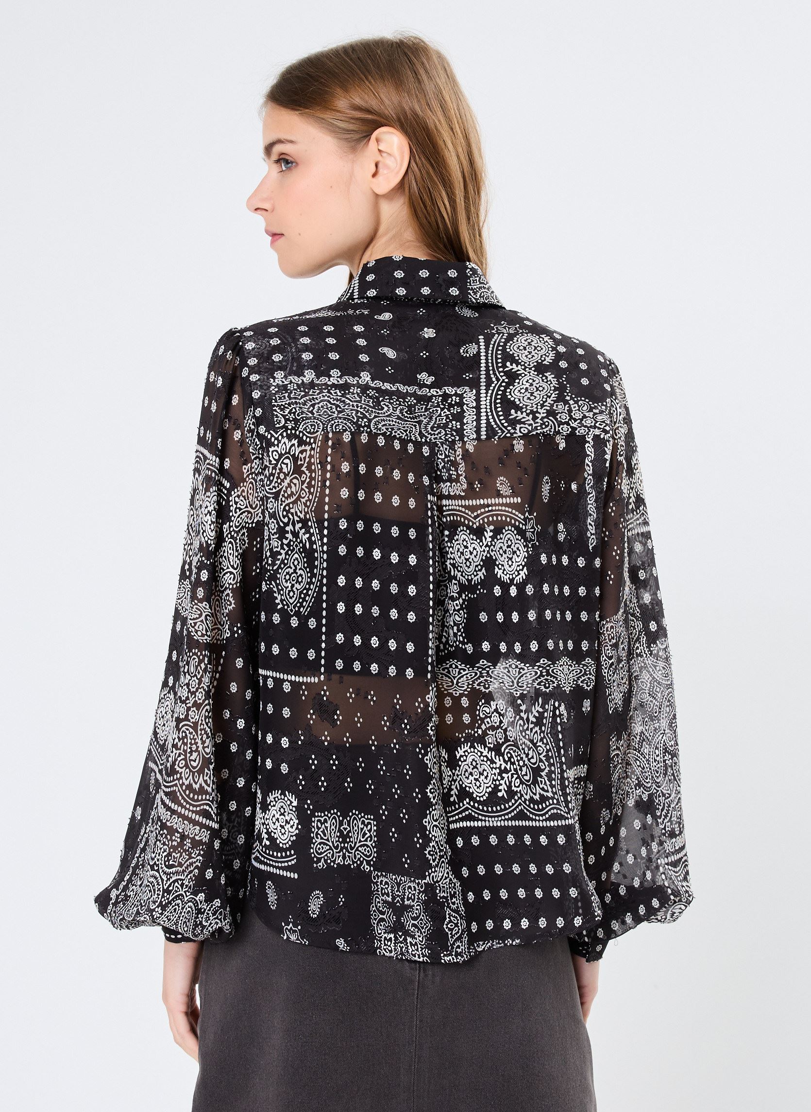 Chemises manches longues Young Ladies Woven LS Shirt femme multicolore Lili Sidonio Chemises manches longues Young Ladies Woven LS Shirt femme multicolore BLACK BRUCE