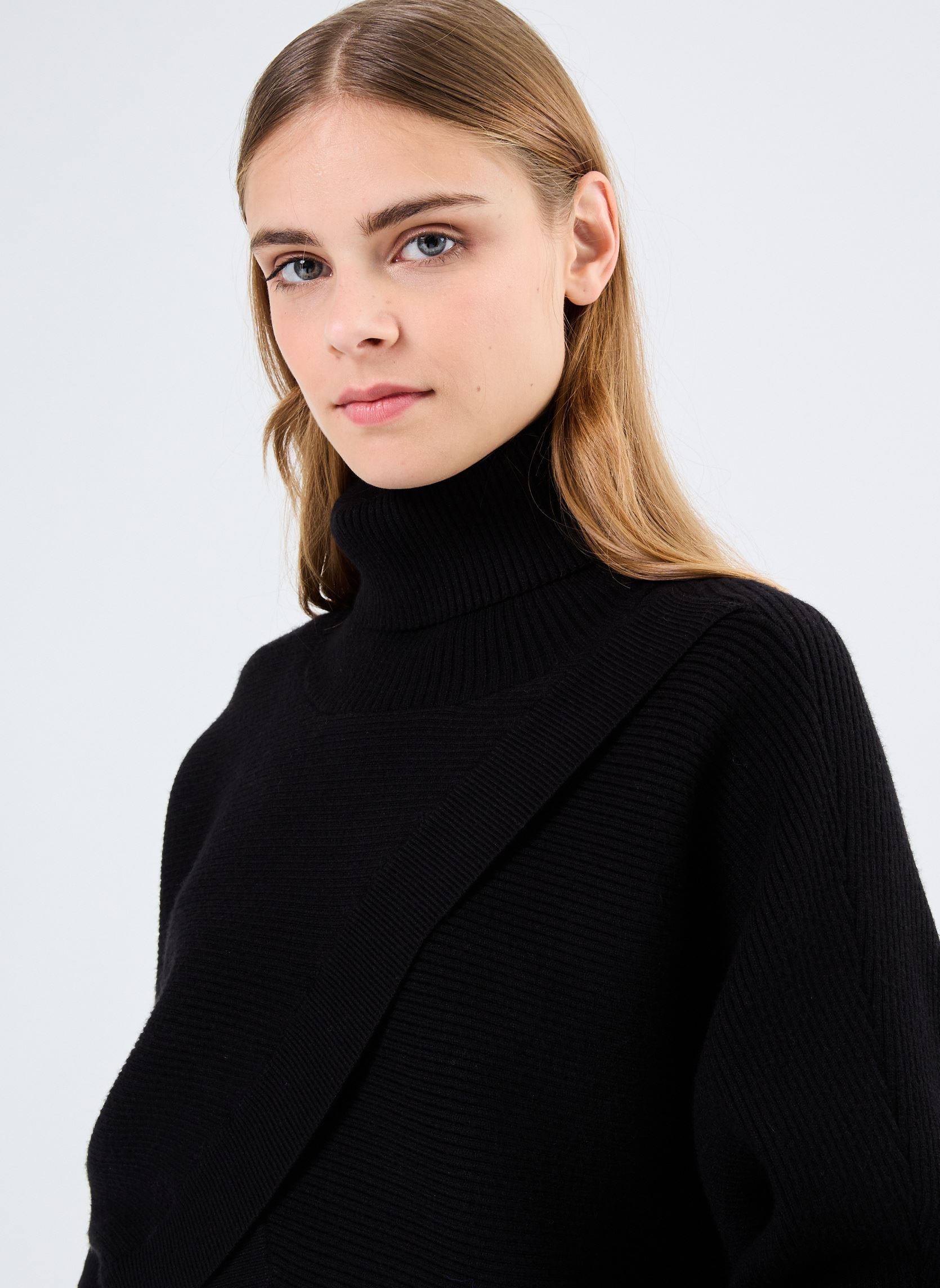Jerseys Young Ladies Knitted Sweater LALF135CH mujer negro Lili Sidonio Jerseys Young Ladies Knitted Sweater LALF135CH mujer negro BLACK