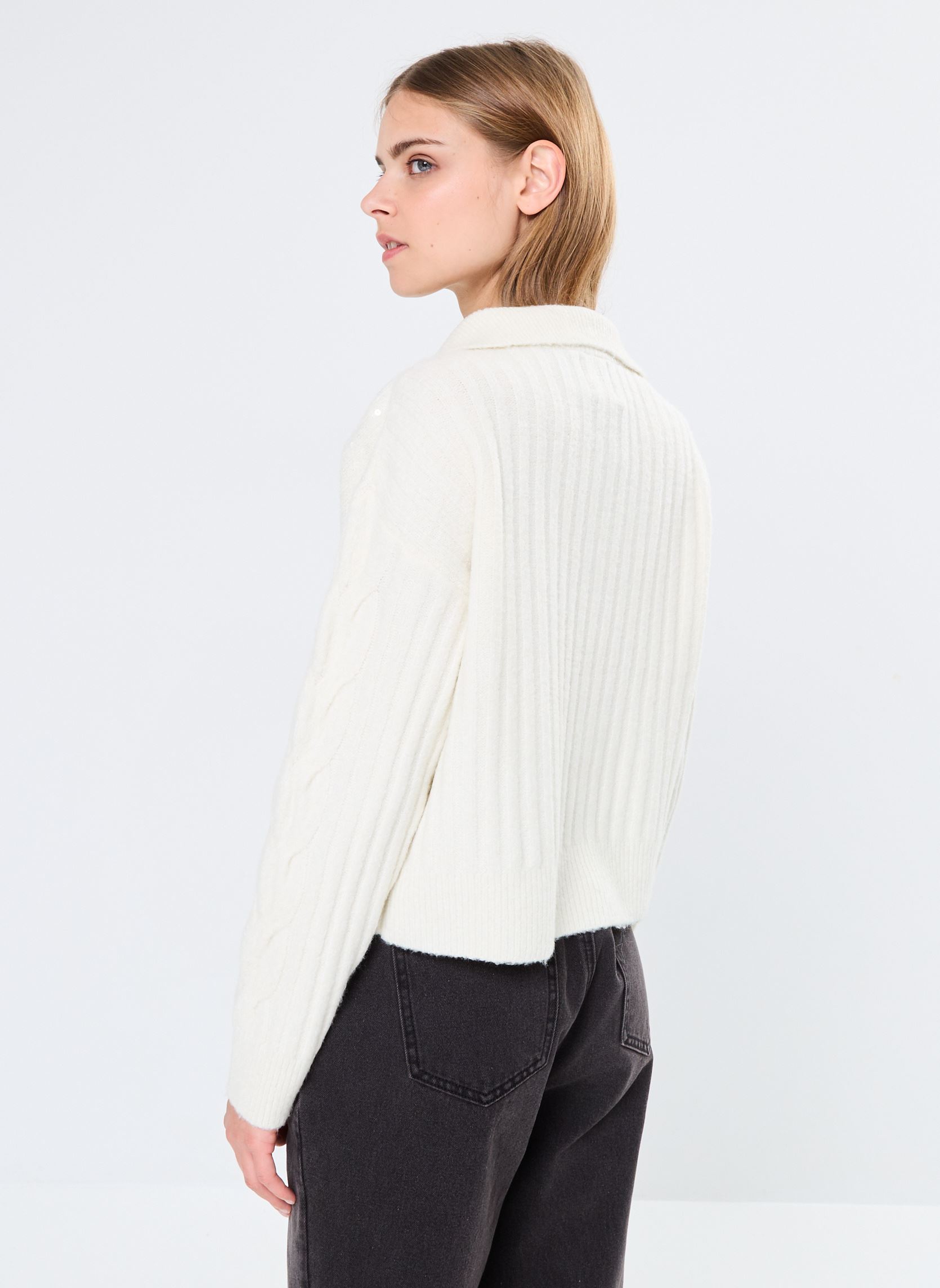 Pulls Young Ladies Knitted Sweater ML09CH femme blanc Lili Sidonio Pulls Young Ladies Knitted Sweater ML09CH femme blanc WHITE