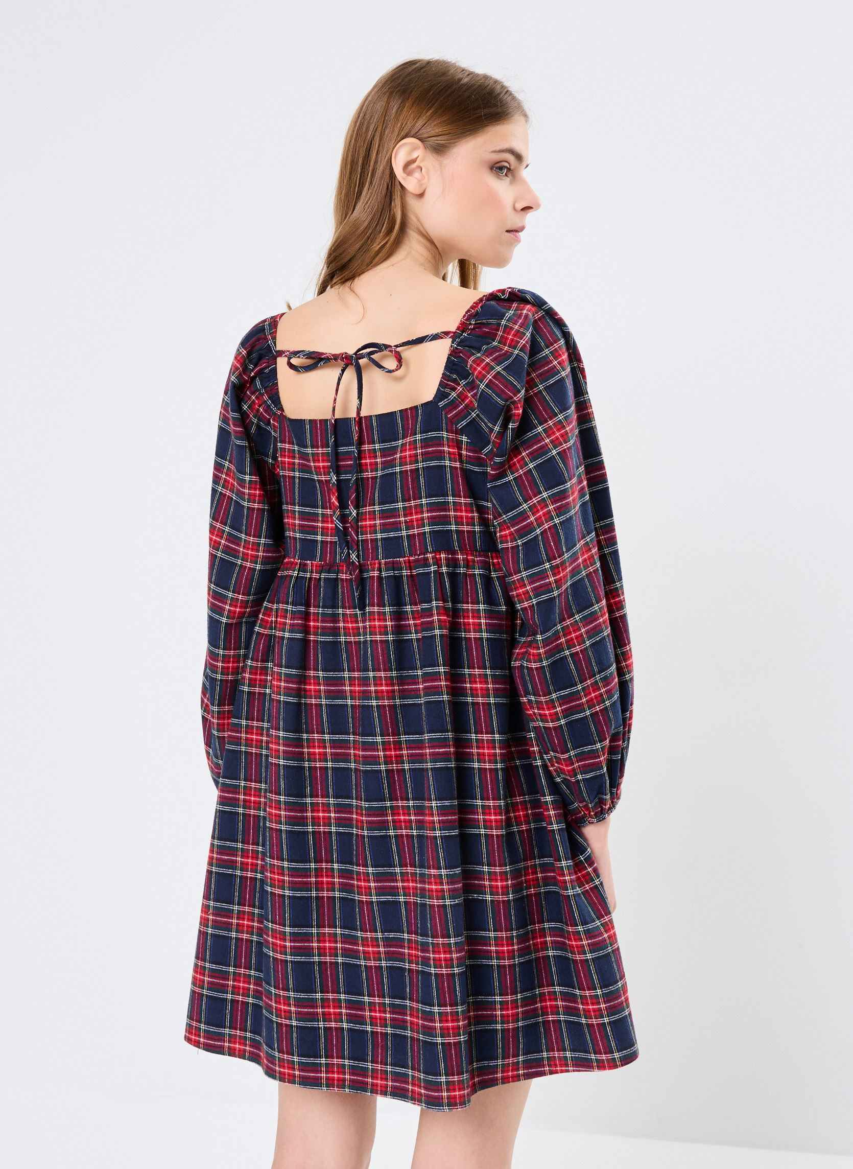 Kleider Young Ladies Woven Dress PL256CH damen mehrfarbig Lili Sidonio Kleider Young Ladies Woven Dress PL256CH damen mehrfarbig NAVY BLUE