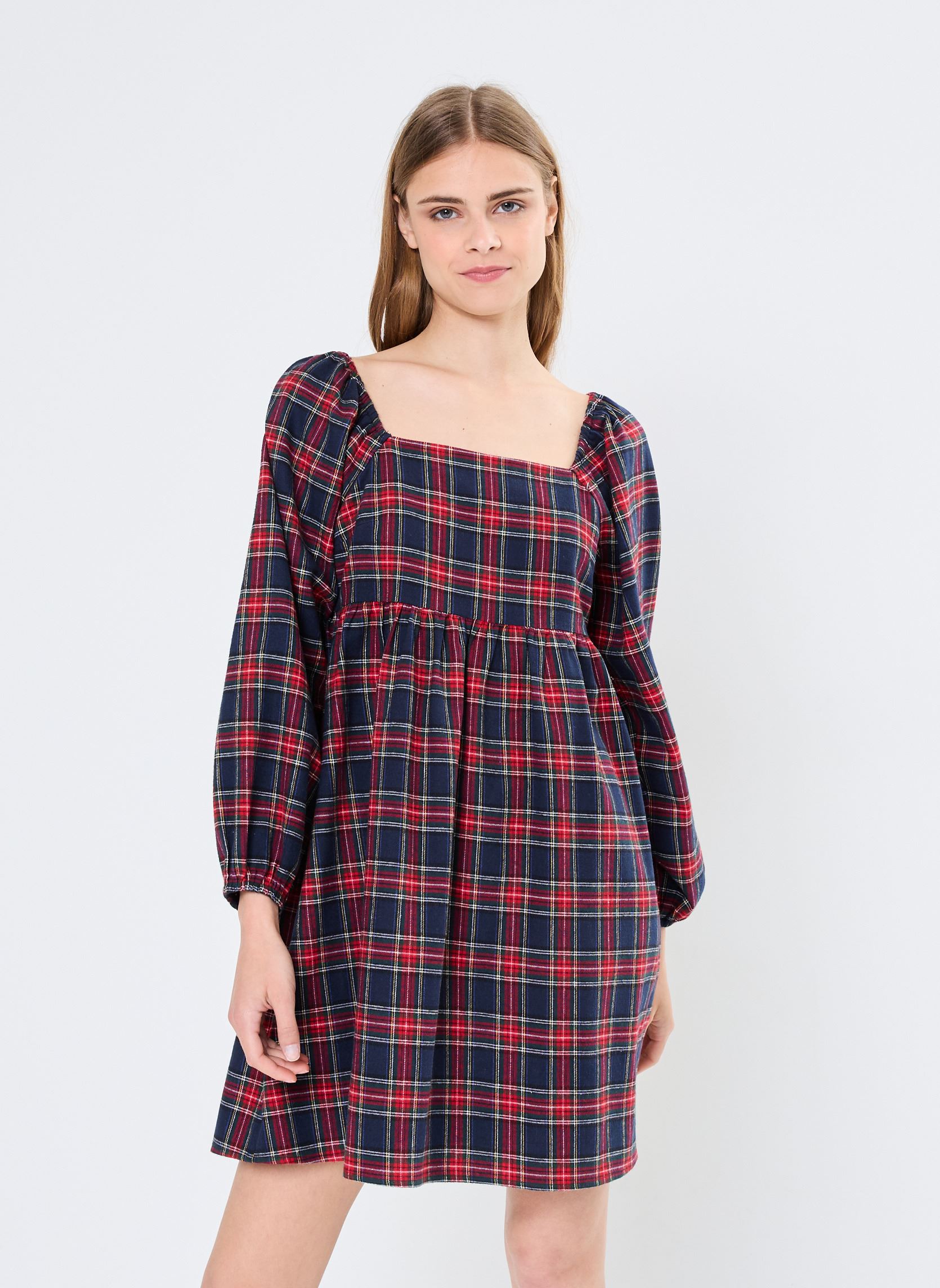 Kleider Young Ladies Woven Dress PL256CH damen mehrfarbig Lili Sidonio Kleider Young Ladies Woven Dress PL256CH damen mehrfarbig NAVY BLUE