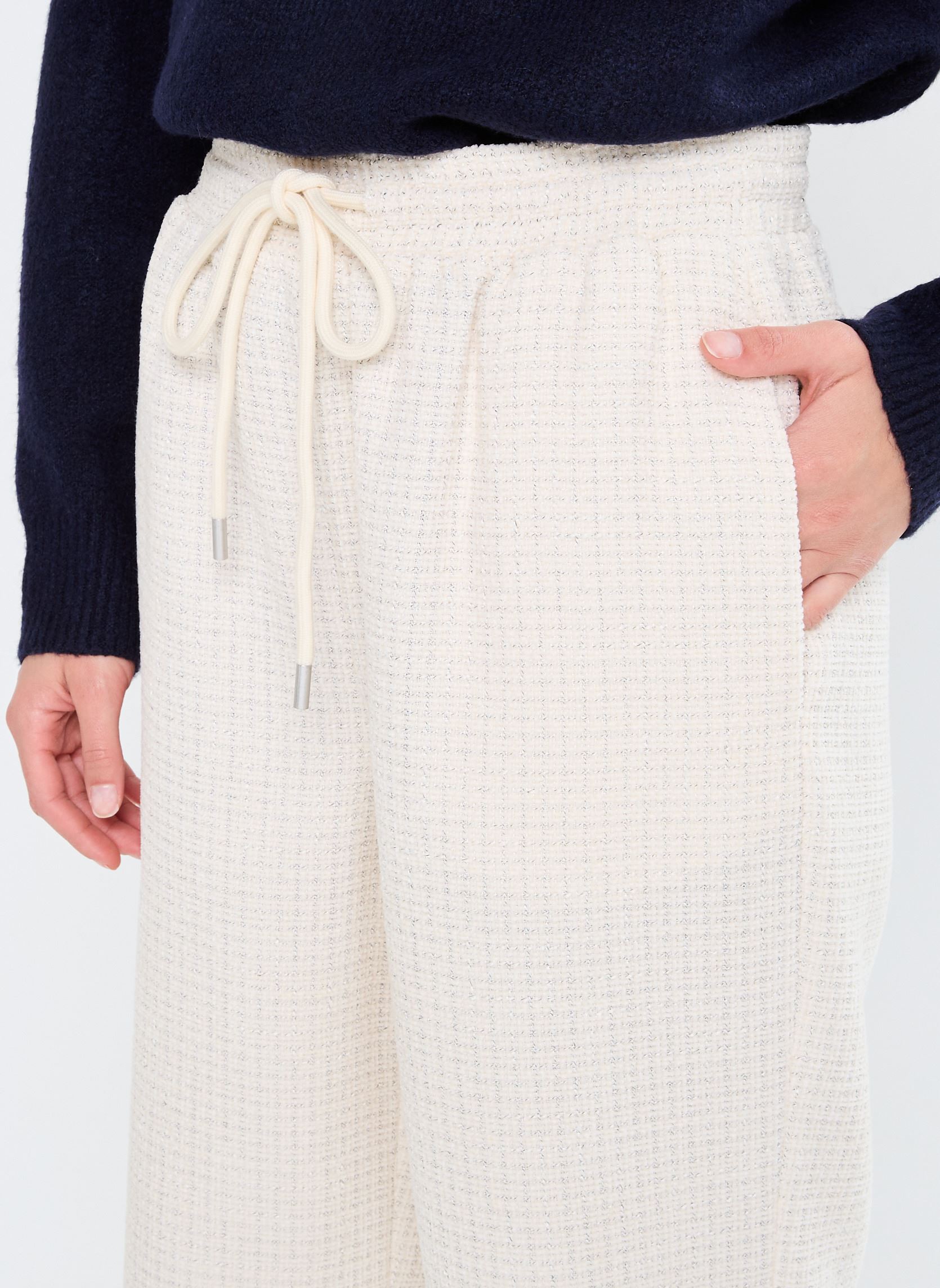 Bas de jogging Young Ladies Woven Pants PL262CH femme blanc Lili Sidonio Bas de jogging Young Ladies Woven Pants PL262CH femme blanc OFFWHITE