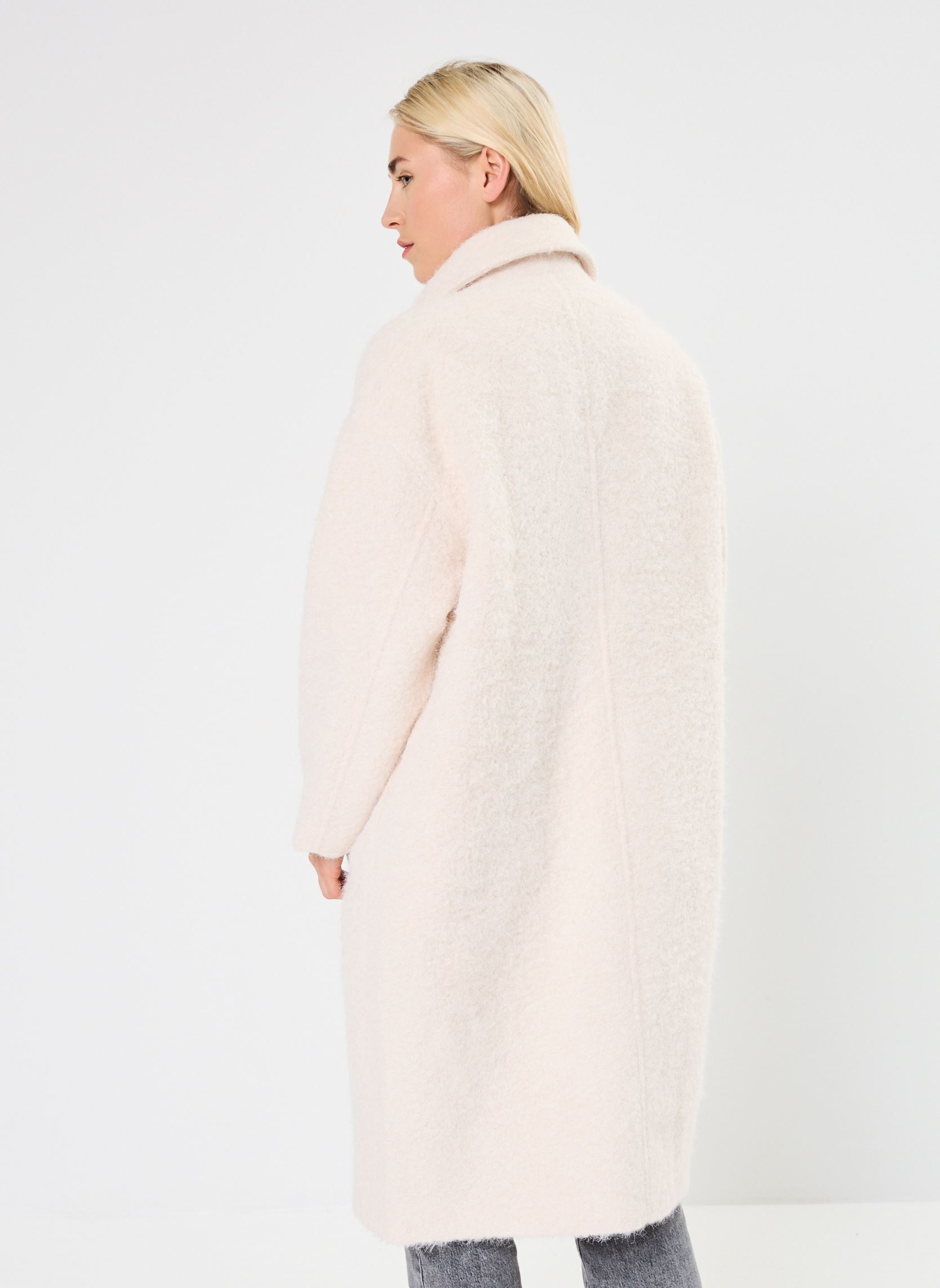 Manteaux Young Ladies Woven Coat PLF106CH femme blanc Lili Sidonio Manteaux Young Ladies Woven Coat PLF106CH femme blanc OFFWHITE