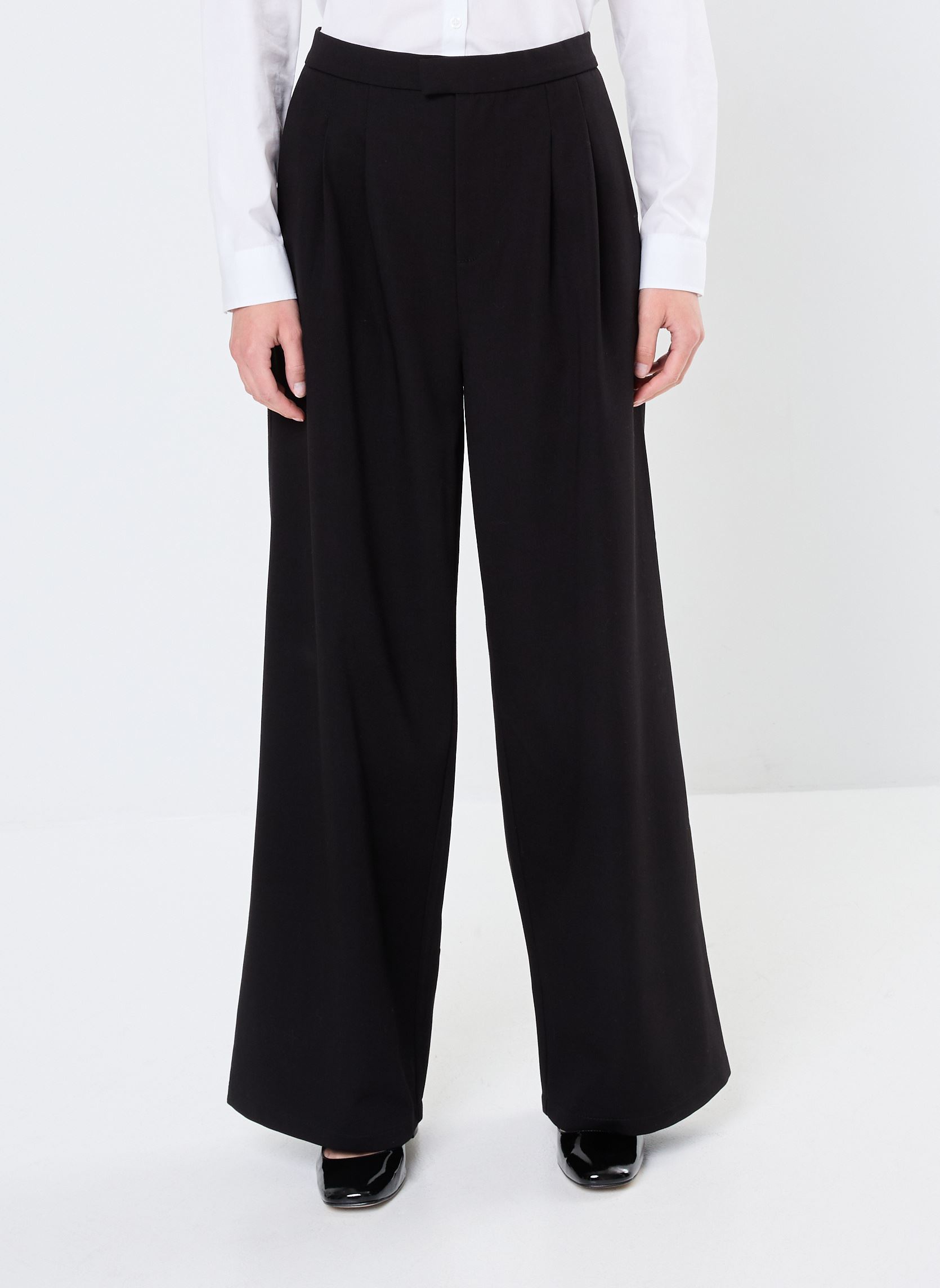 Pantalons larges Young Ladies Woven Wide Pants femme noir Lili Sidonio Pantalons larges Young Ladies Woven Wide Pants femme noir BLACK