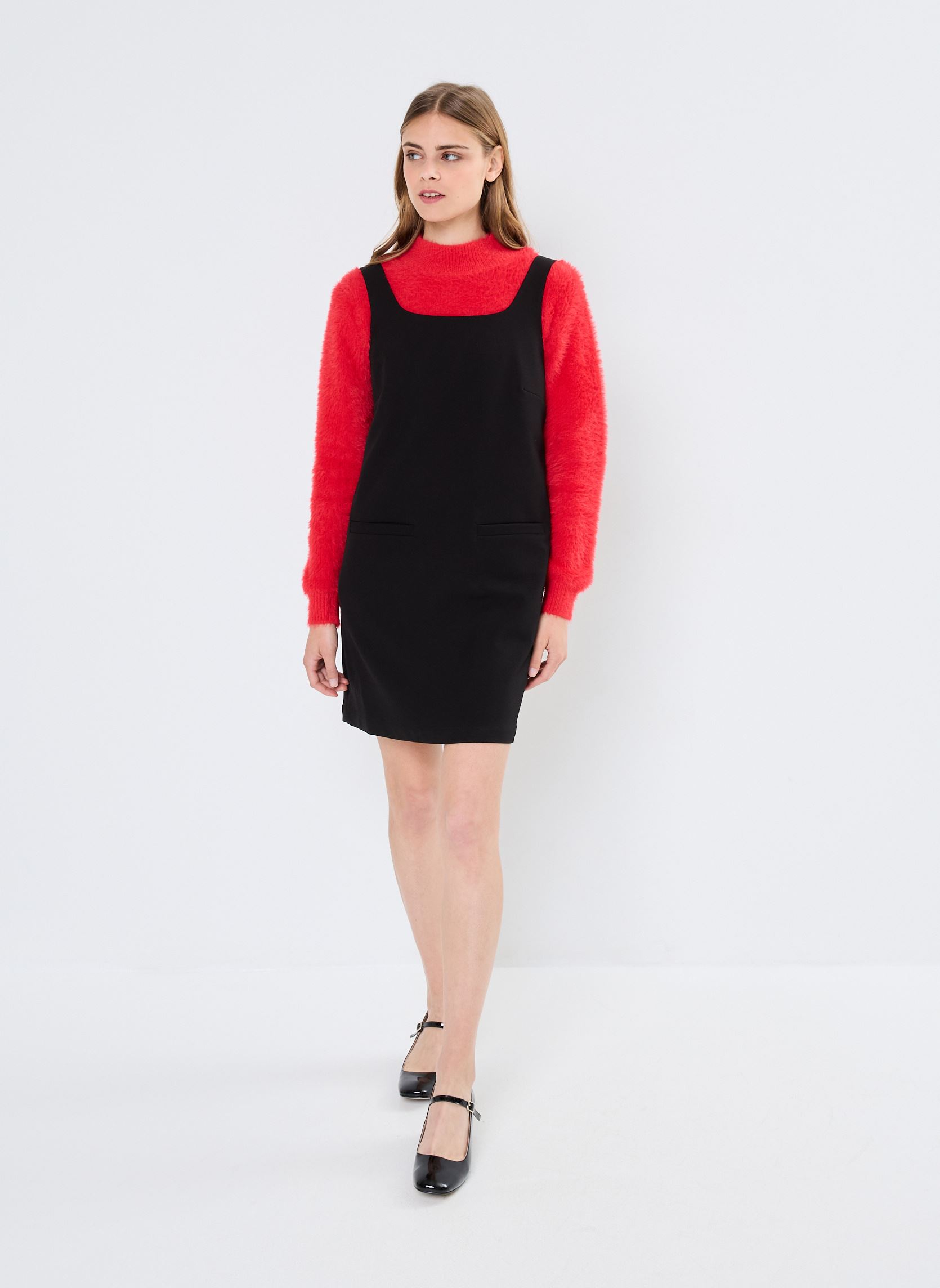 Robes Young Ladies Woven Dress TLF142CN femme noir Lili Sidonio Robes Young Ladies Woven Dress TLF142CN femme noir BLACK