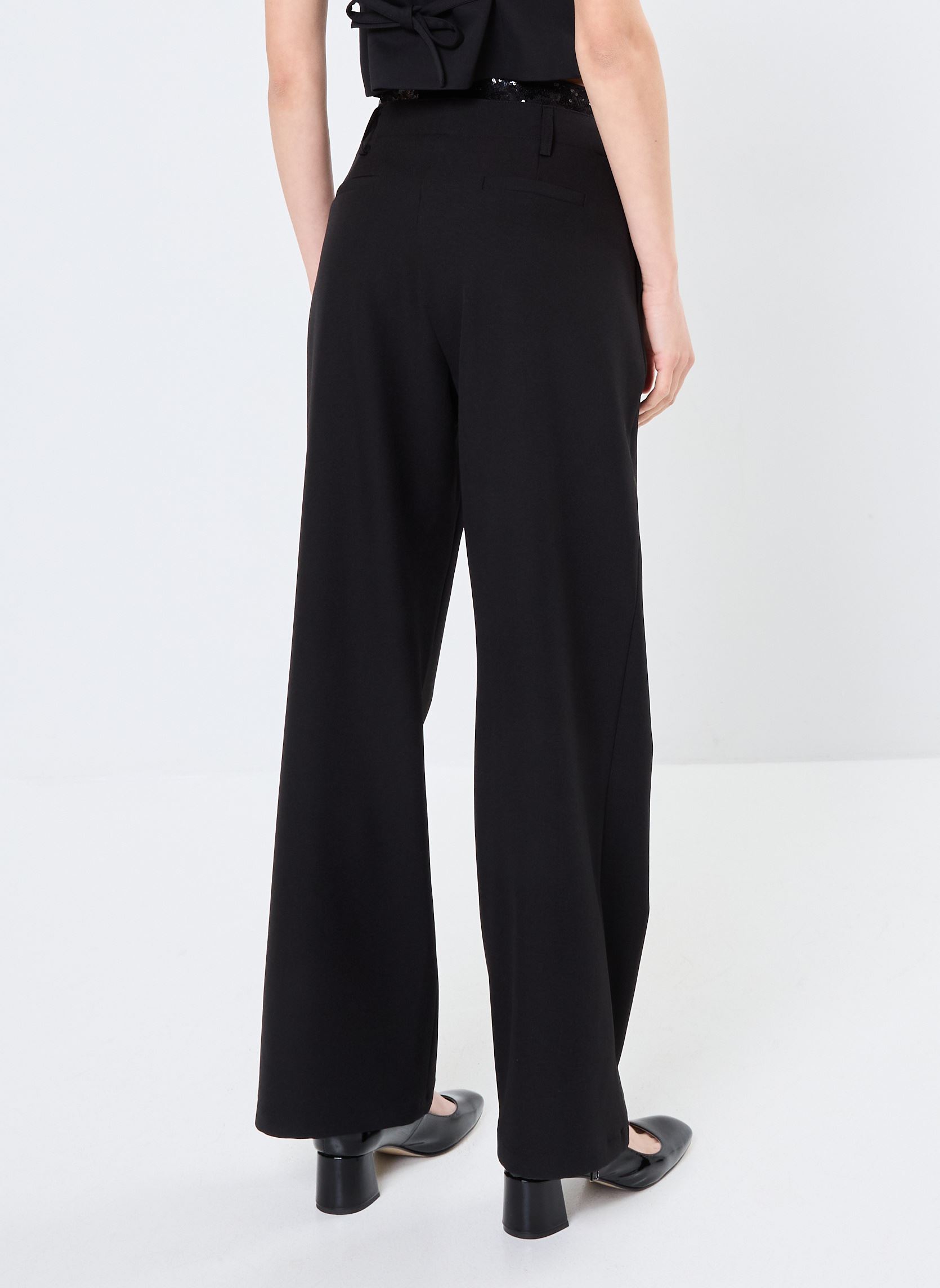 Pantalons larges Young Ladies Woven Pants TLF149CH femme noir Lili Sidonio Pantalons larges Young Ladies Woven Pants TLF149CH femme noir BLACK