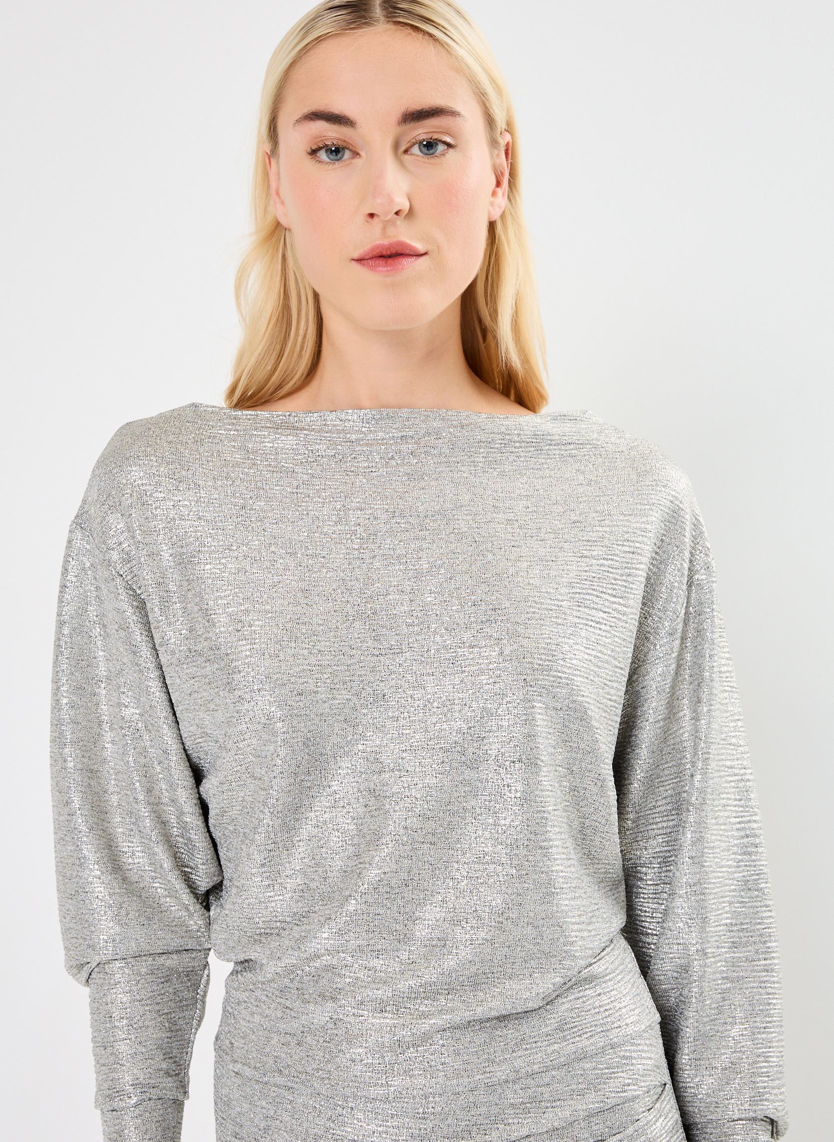 Jurken Robe courte dames zilver Replay Jurken Robe courte dames zilver SILVER