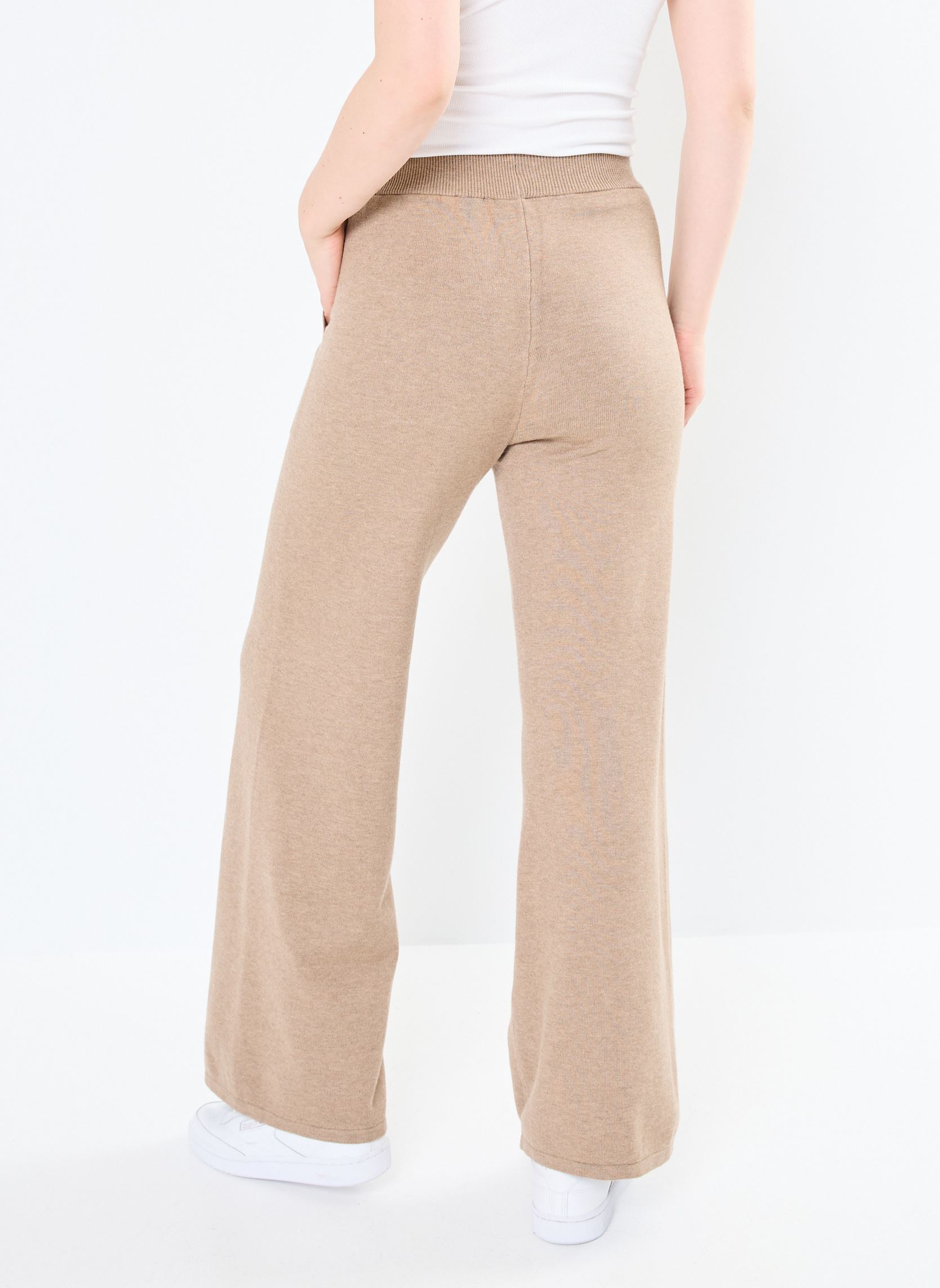 Bas de jogging Pantalon maille femme marron Replay Bas de jogging Pantalon maille femme marron CAMEL