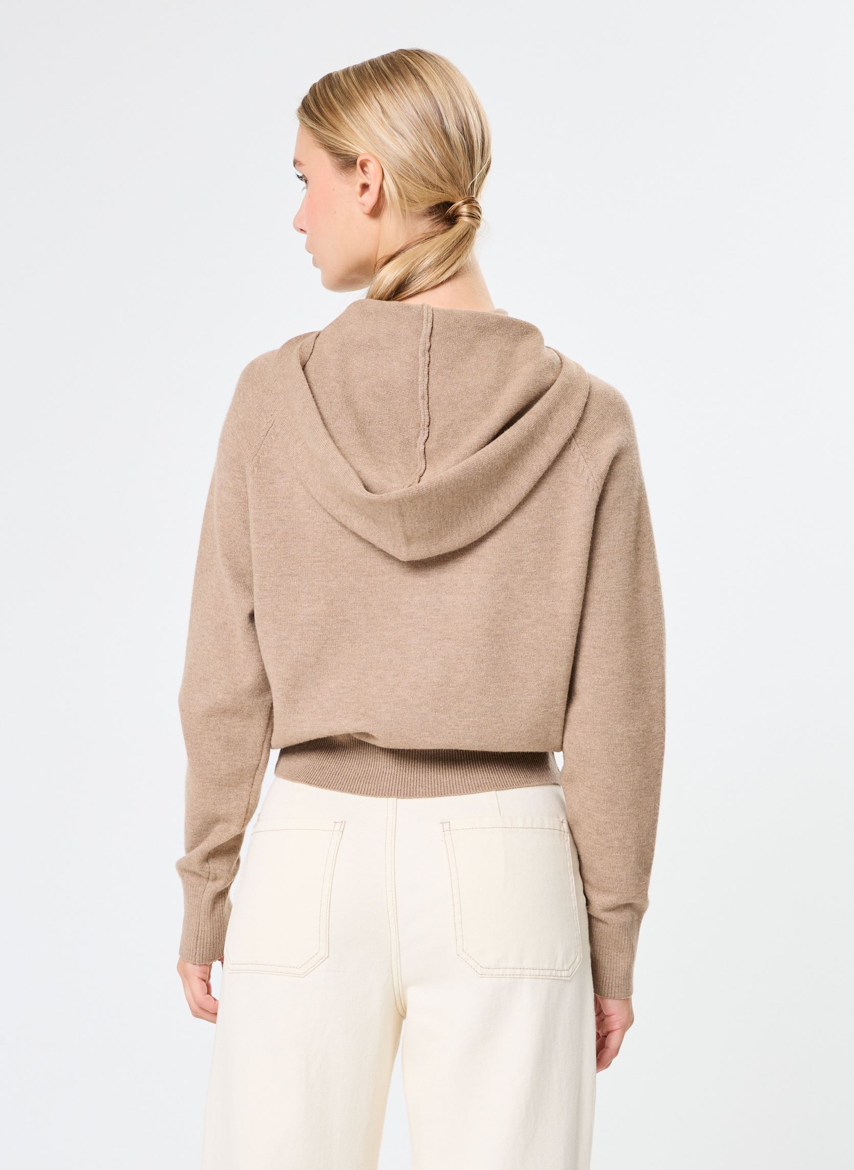 Sweats à capuche Maille Capuche femme marron Replay Sweats à capuche Maille Capuche femme marron CAMEL