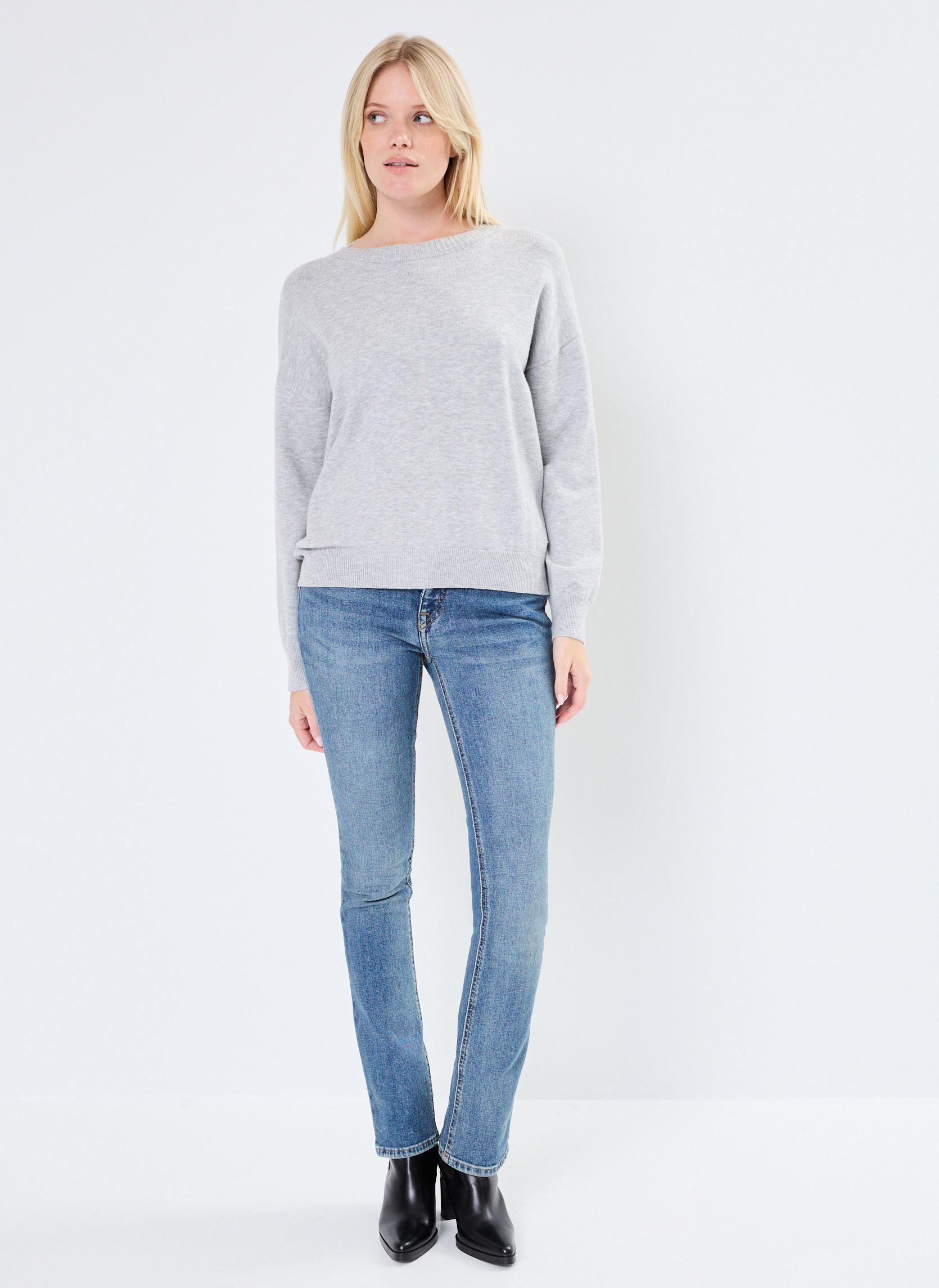 Pullover Maille Col rond damen grau Replay Pullover Maille Col rond damen grau GREY MELANGE