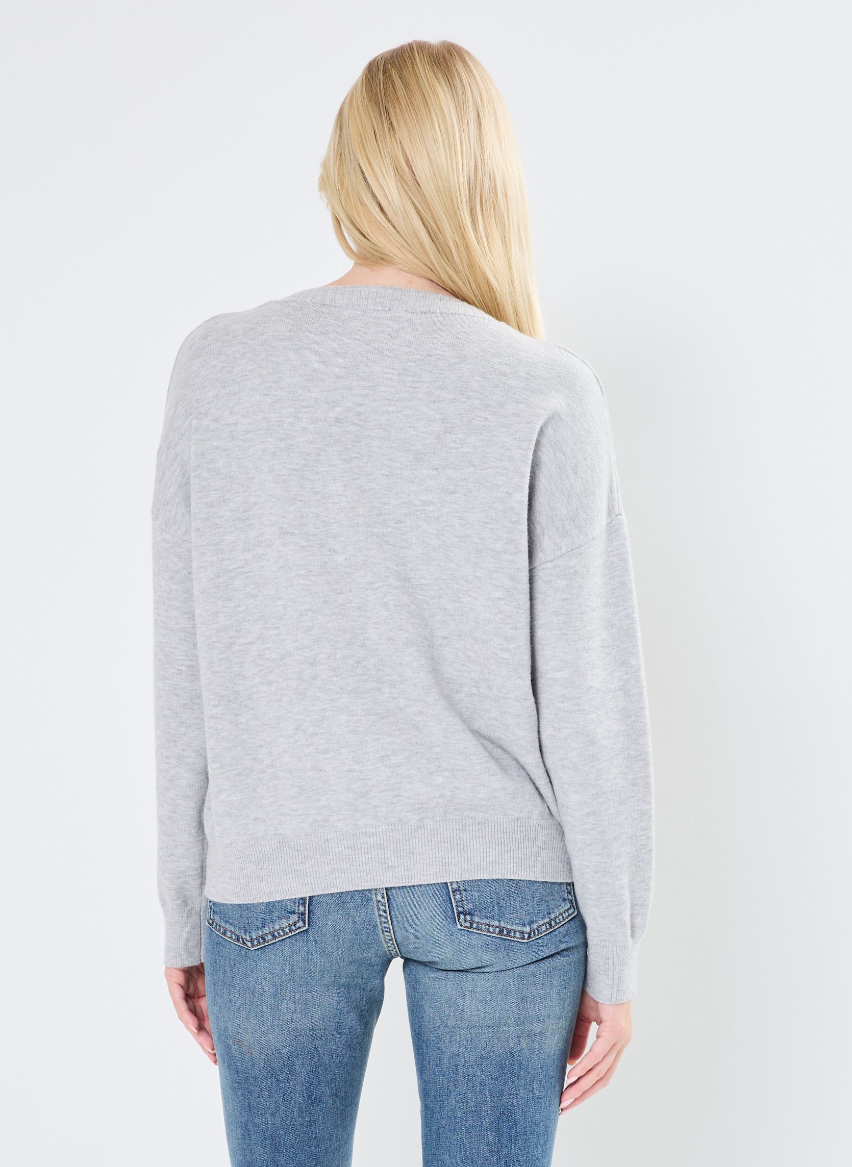 Pullover Maille Col rond damen grau Replay Pullover Maille Col rond damen grau GREY MELANGE