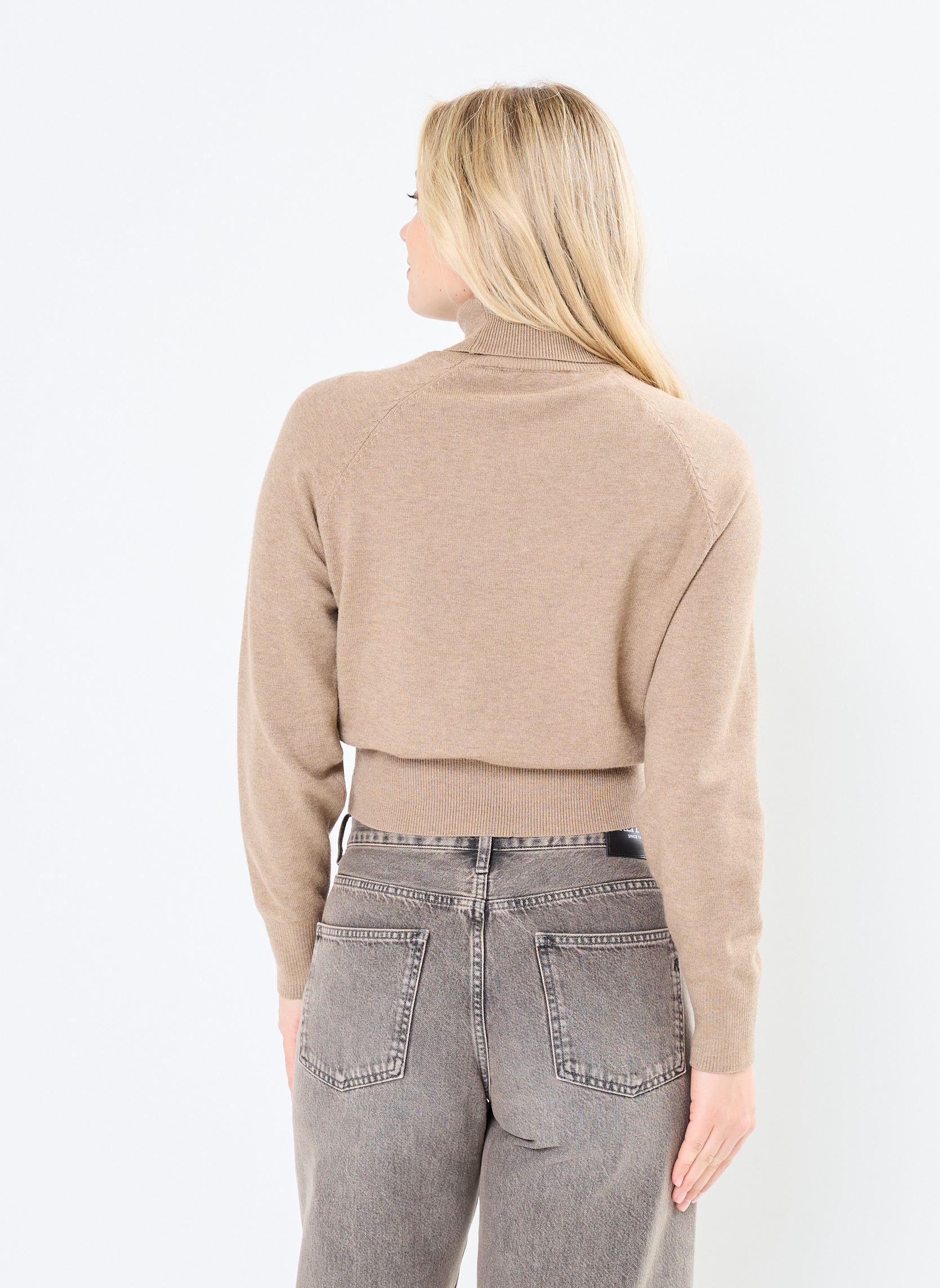 Pulls Maile col roulé femme marron Replay Pulls Maile col roulé femme marron CAMEL