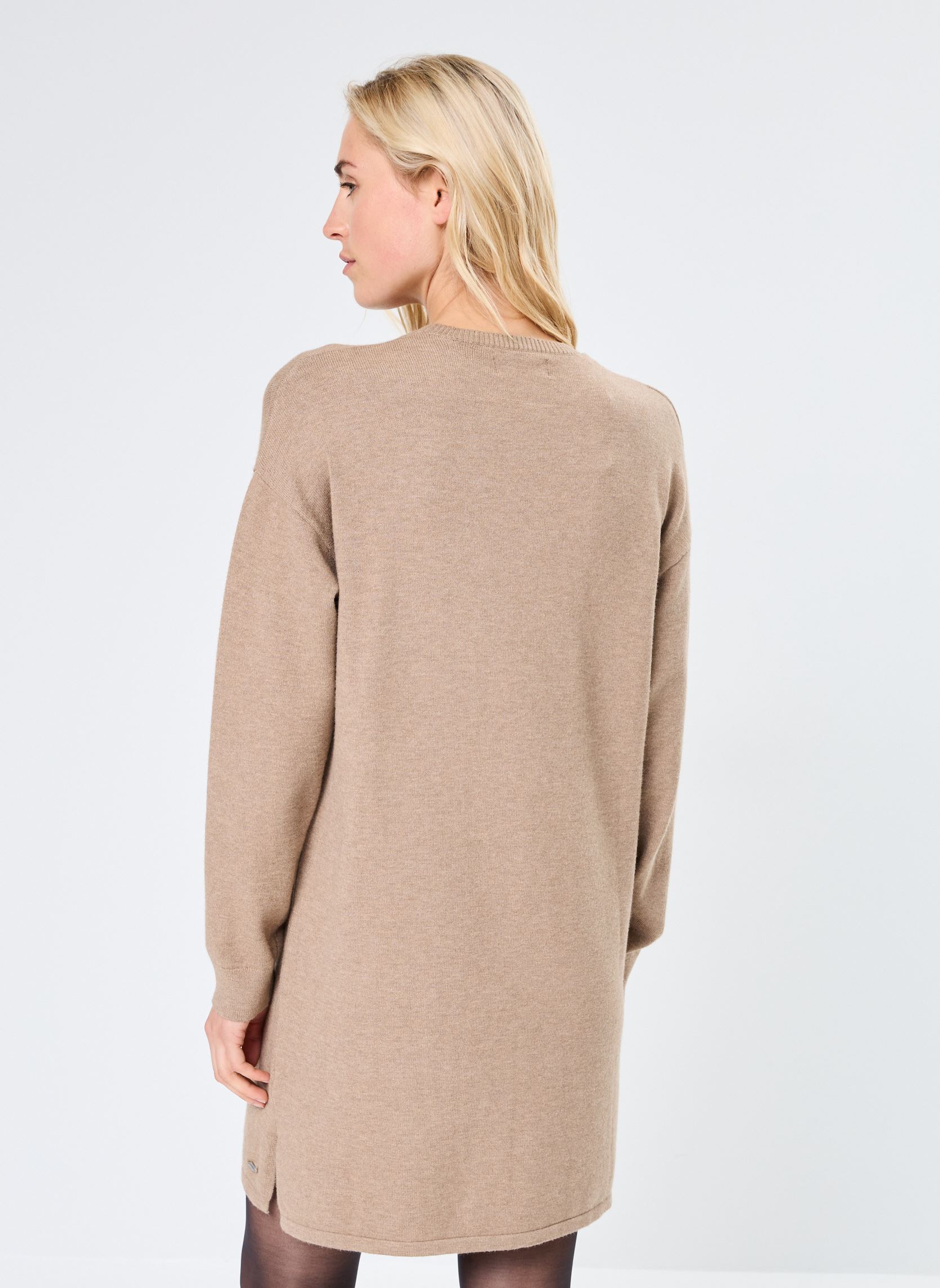 Robes Robe Maille femme marron Replay Robes Robe Maille femme marron CAMEL