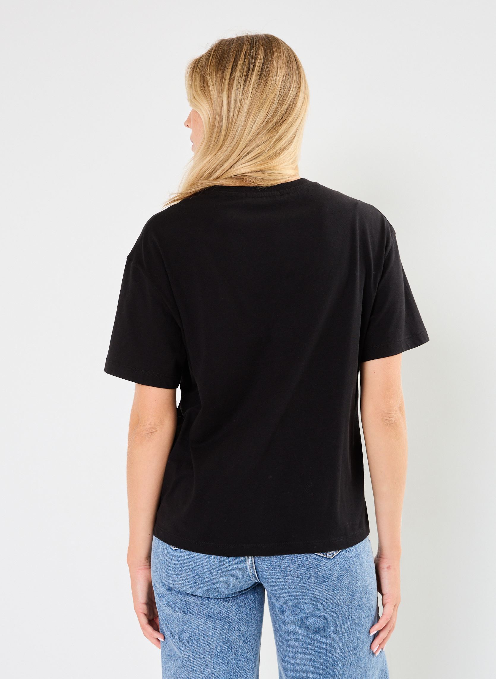 Tee-shirts manches courtes T-shirt Rock Replay femme noir Replay Tee-shirts manches courtes T-shirt Rock Replay femme noir BLACK