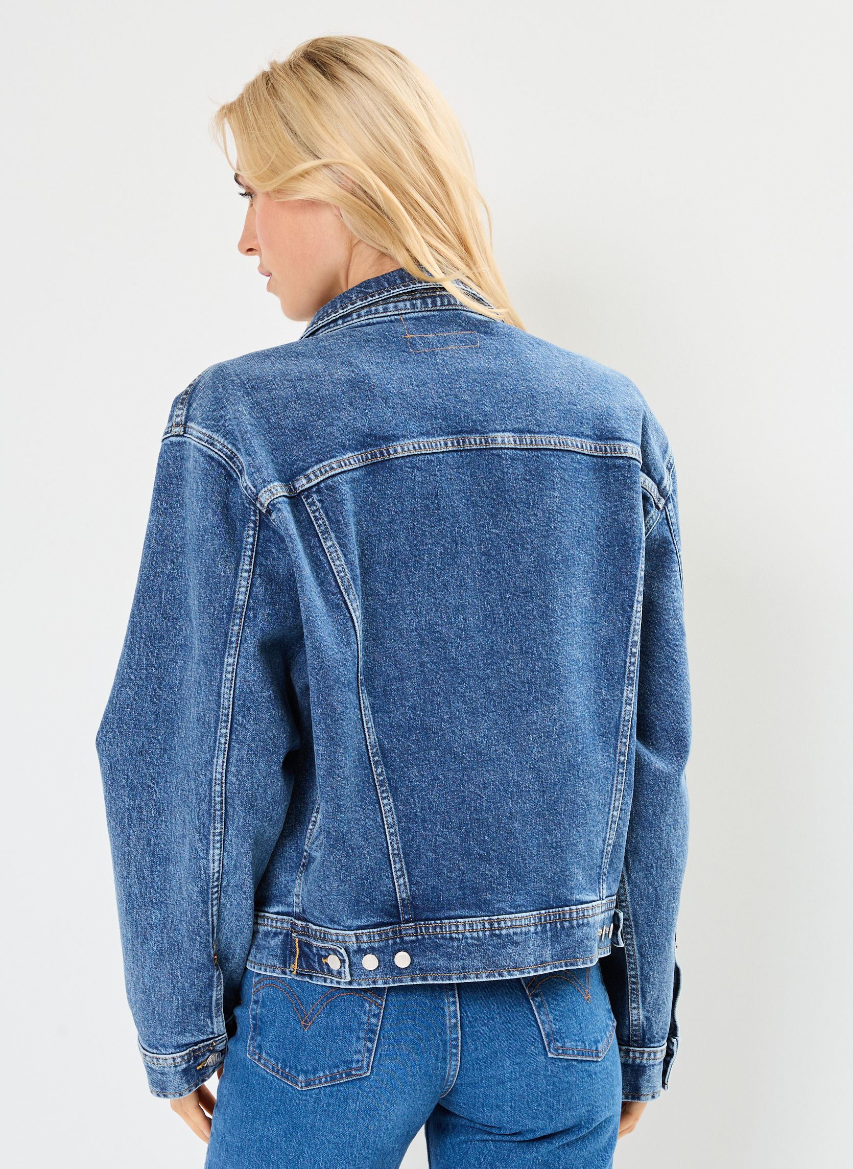 Jeansjacken Veste Jean blau Replay Jeansjacken Veste Jean blau MEDIUM BLUE