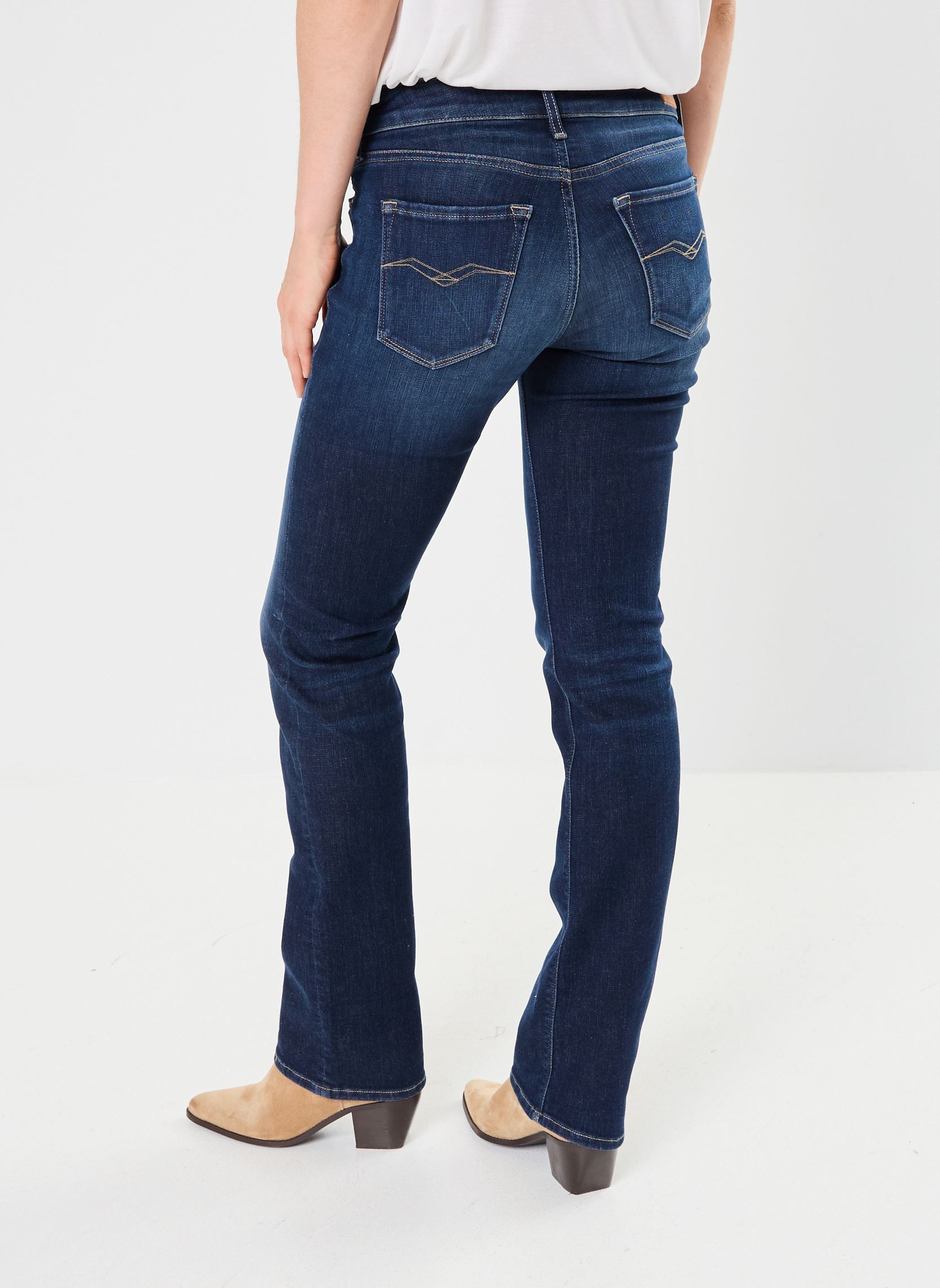Weite Jeans New Luz Bootcut damen blau Replay Weite Jeans New Luz Bootcut damen blau BLEU